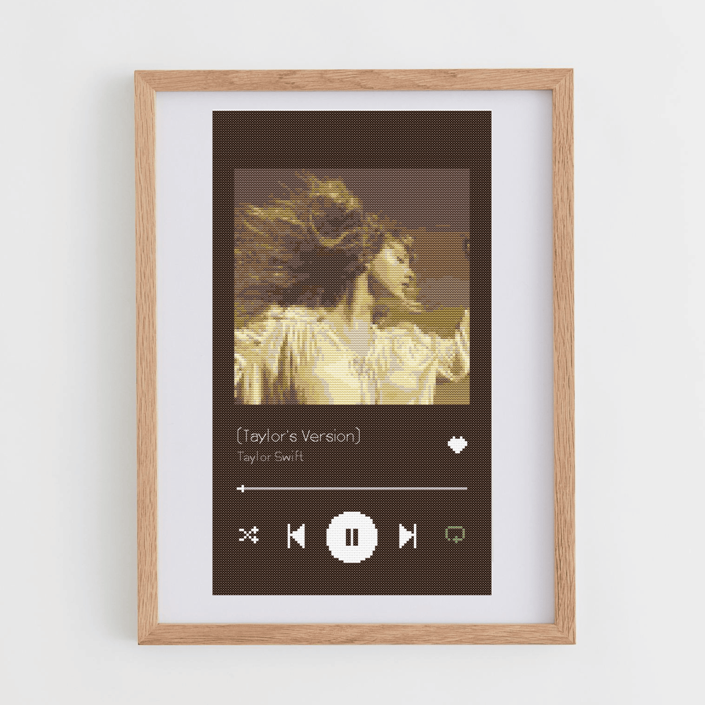 Fearless Cross Stitch Pattern | Taylor Swift Cross Stitch Chart | Swiftie Cross Stitch