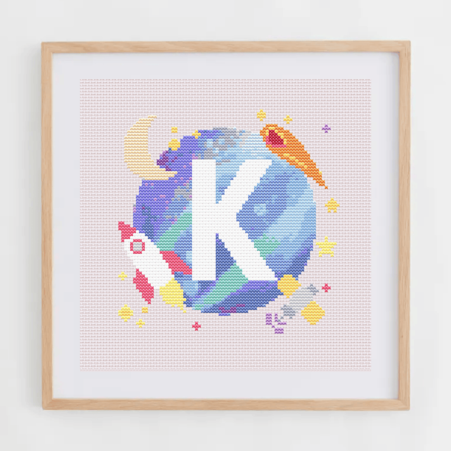 Monogram With Space Background
