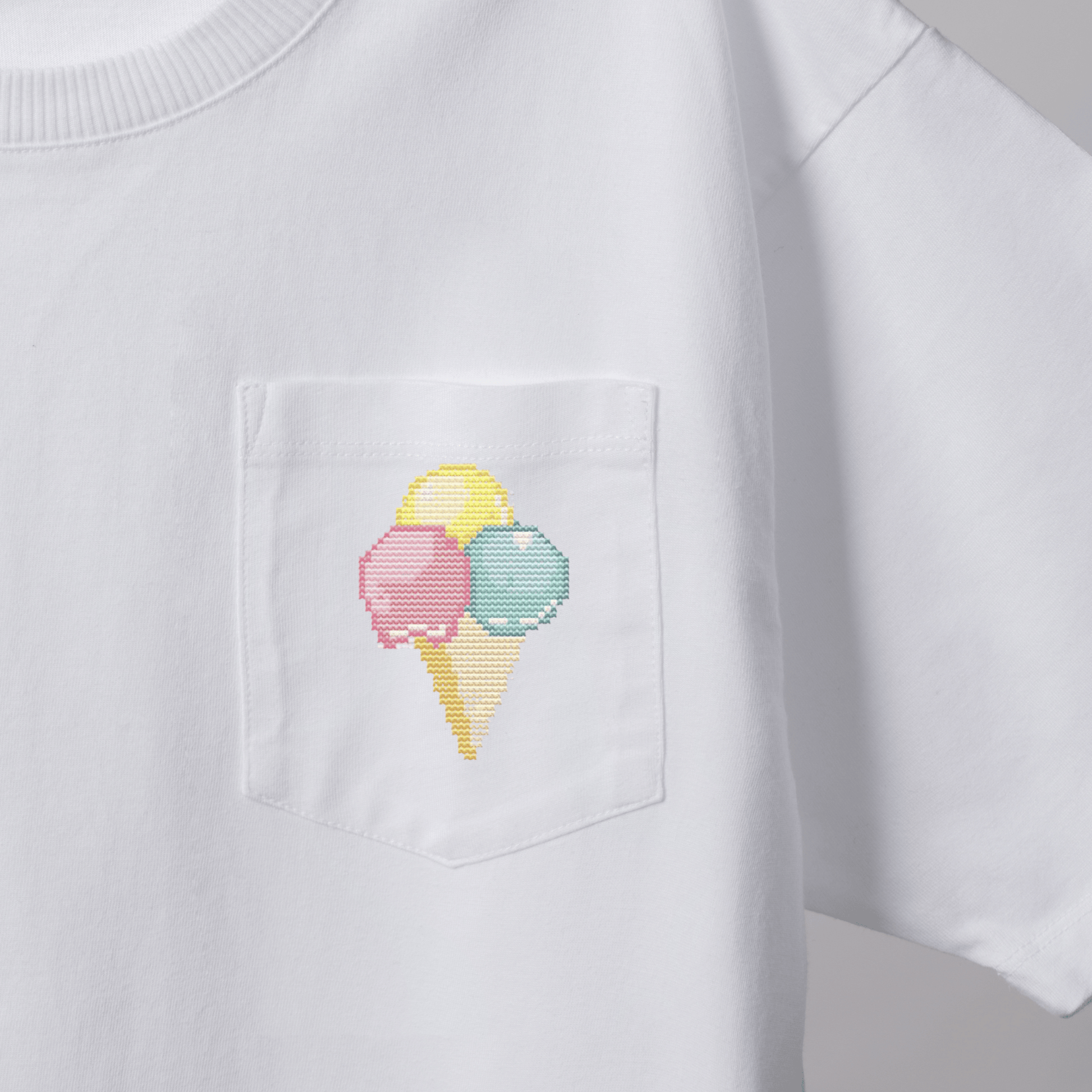 Ice Cream Cross Stitch Pattern Free | Free Cross Stitch Chart Ice Cream