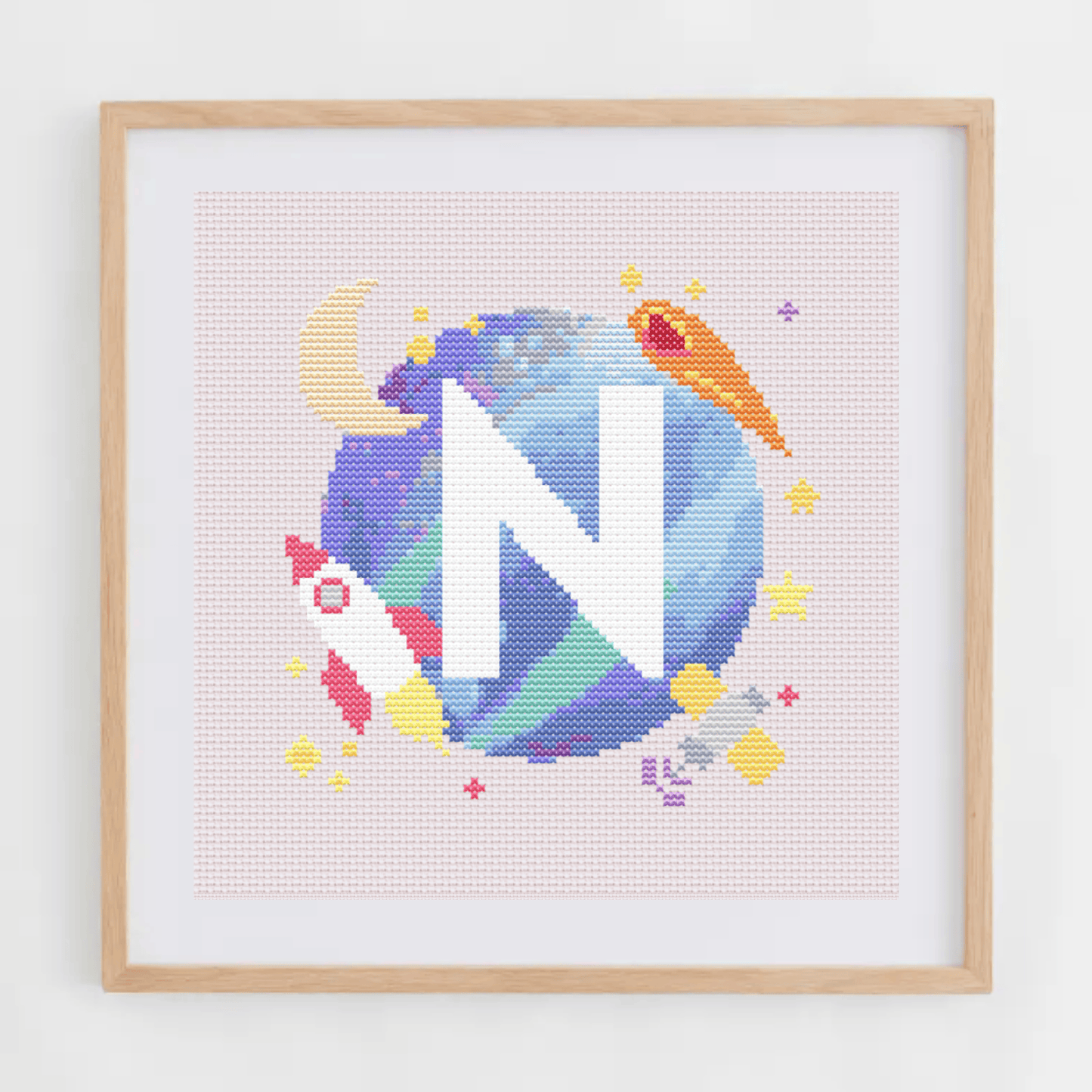 Monogram With Space Background