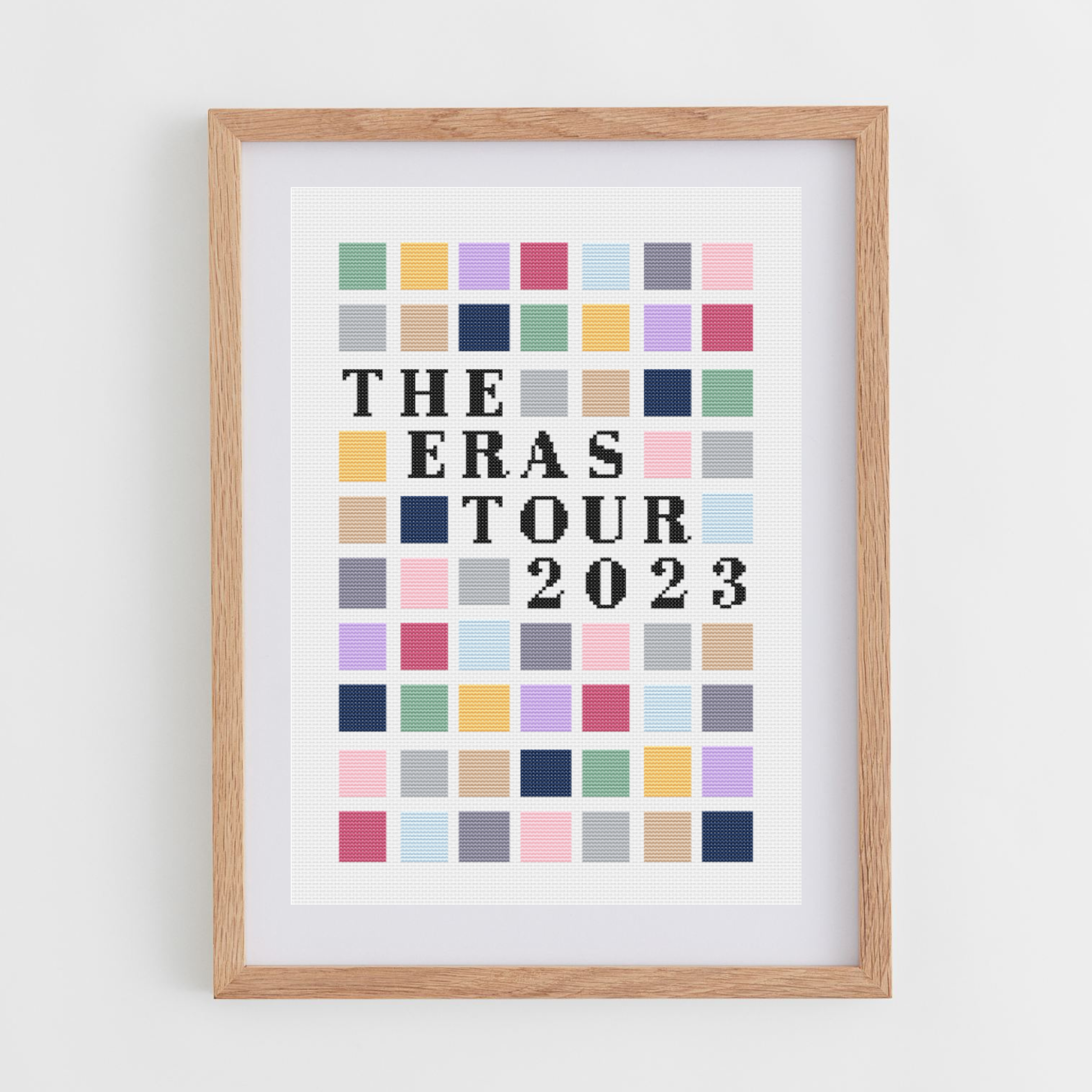 The Eras Tour Cross Stitch Patterns | The Eras Cross Stitch Chart PDF | Modern Cross Stitch Patterns