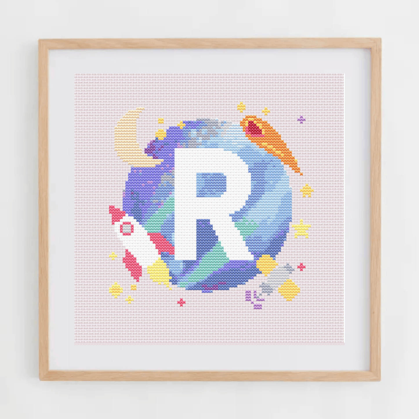 Monogram With Space Background