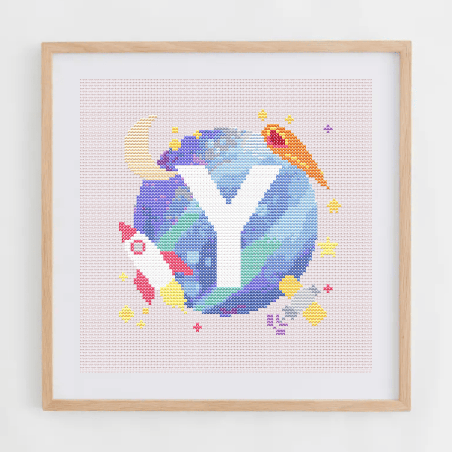 Monogram With Space Background