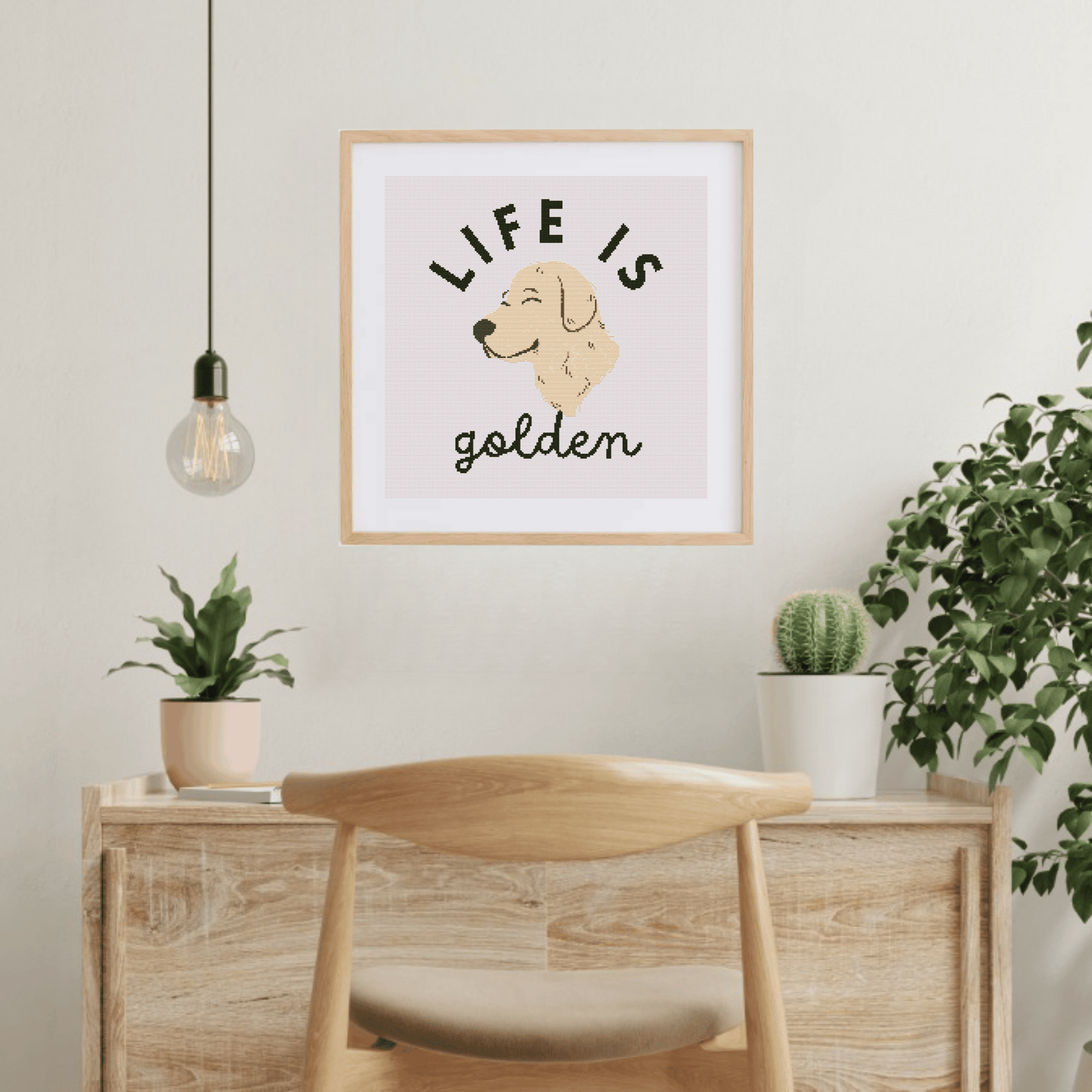 Dog Puns Cross Stitch Patterns | Golden Cross Stitch Chart PDF