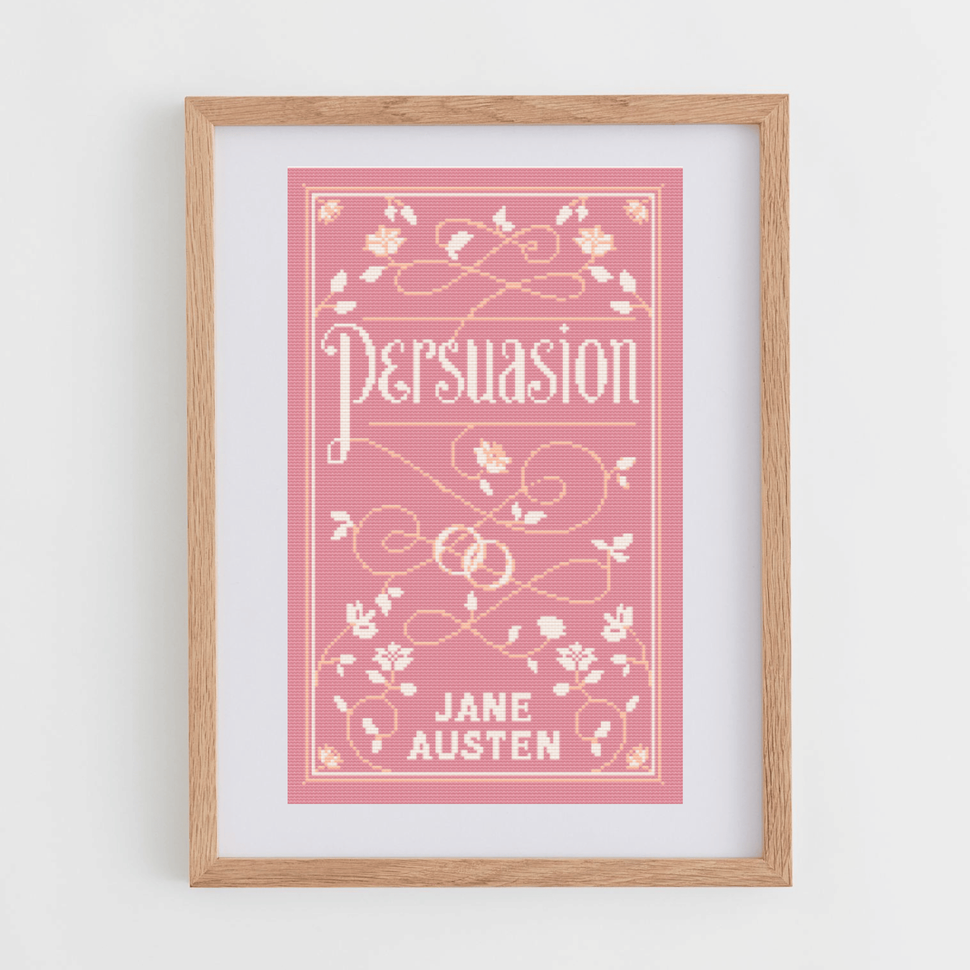 Persuasion cross-stitch chart | Book Cover Cross Stitch Chart