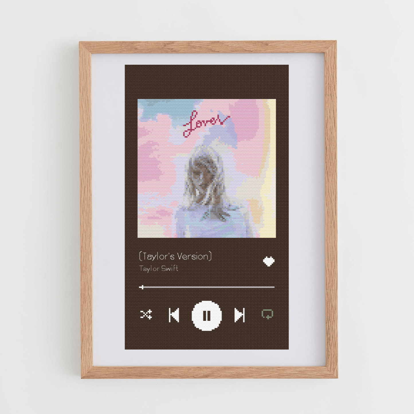 Lover Cross Stitch Pattern | Taylor Swift Cross Stitch Chart | Swiftie Cross Stitch
