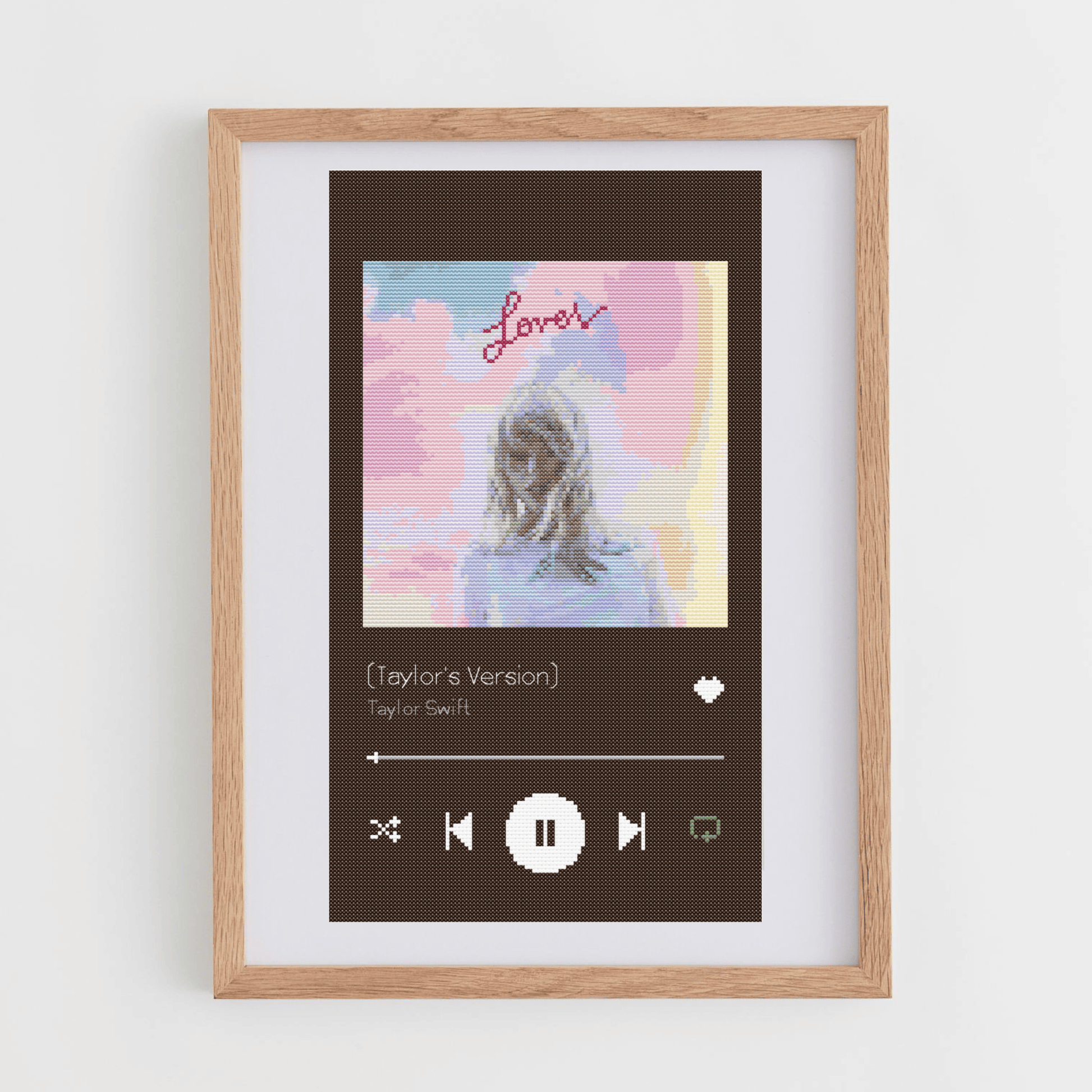 Lover Cross Stitch Pattern | Taylor Swift Cross Stitch Chart | Swiftie Cross Stitch