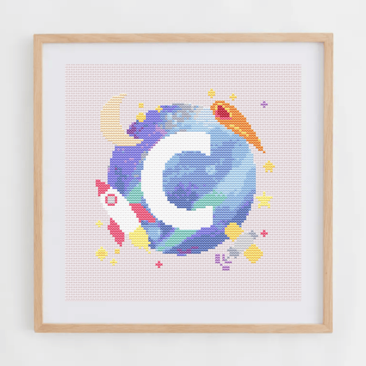 Monogram With Space Background