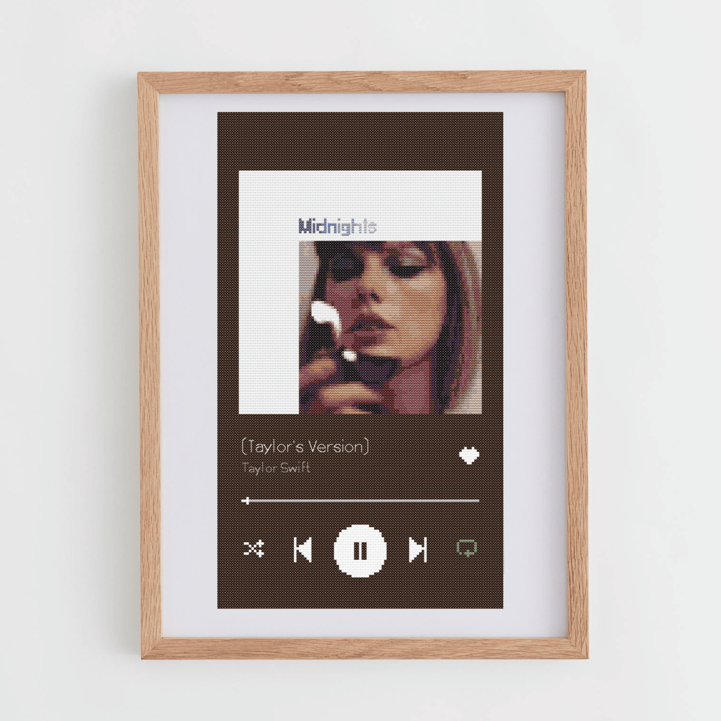 Midnights Cross Stitch Pattern | Taylor Swift Cross Stitch Chart | Swiftie Cross Stitch