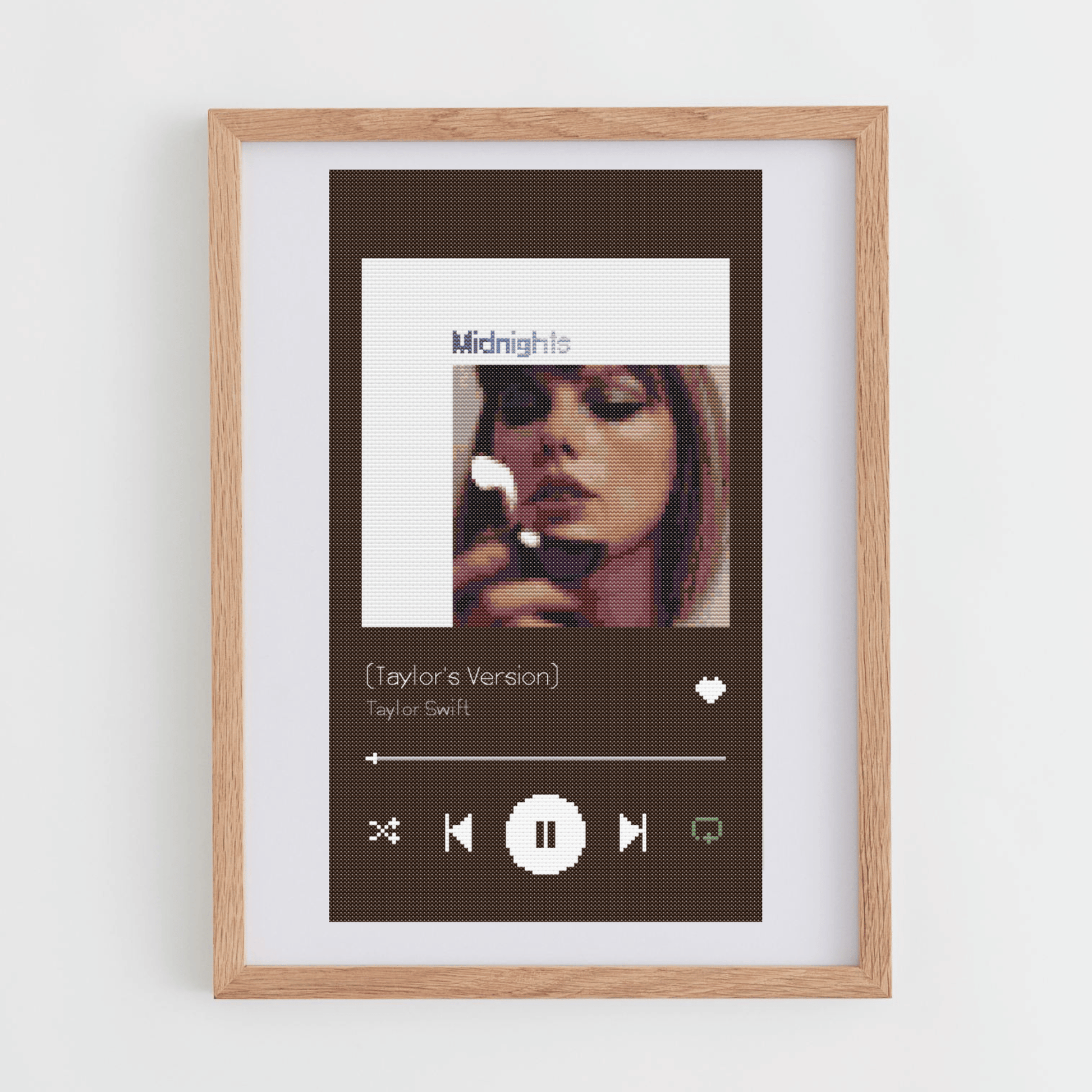 Midnights Cross Stitch Pattern | Taylor Swift Cross Stitch Chart | Swiftie Cross Stitch
