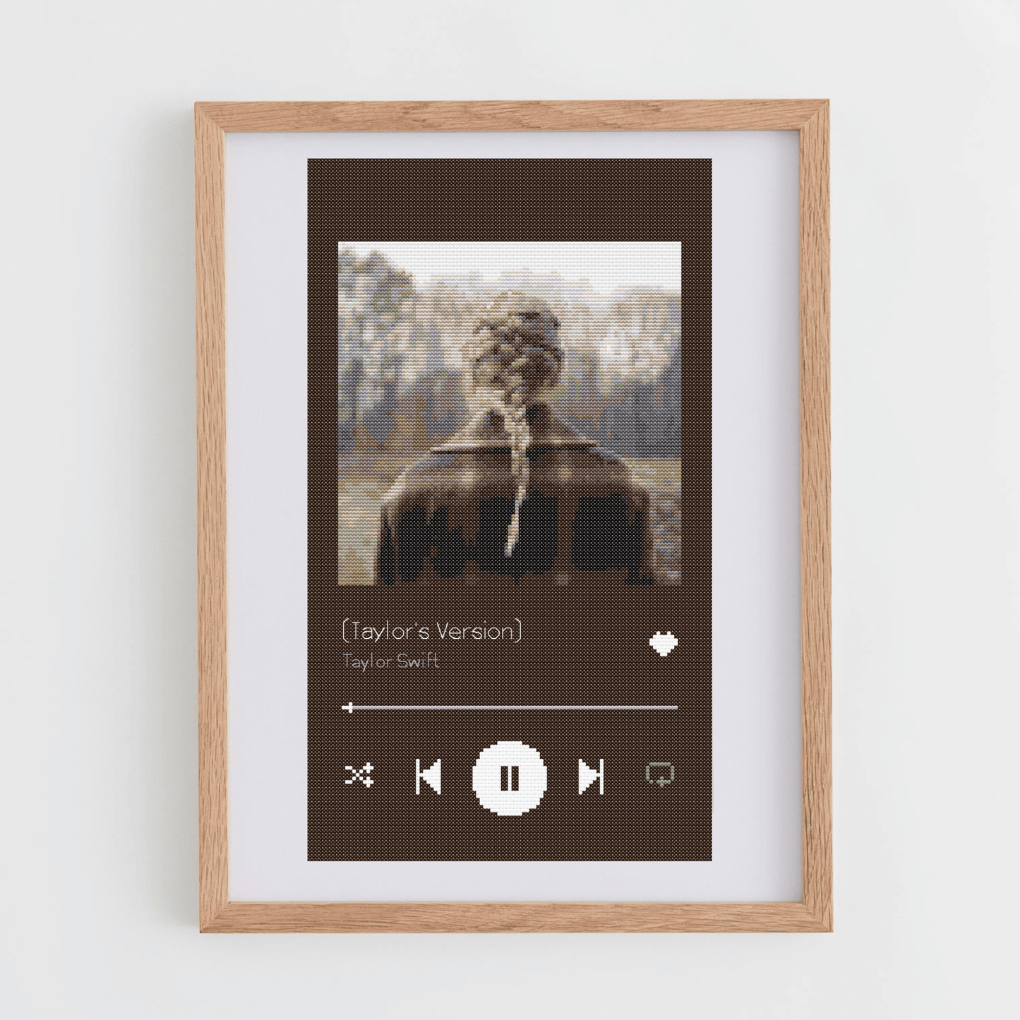 Evermore Cross Stitch Pattern | Taylor Swift Cross Stitch Chart | Swiftie Cross Stitch