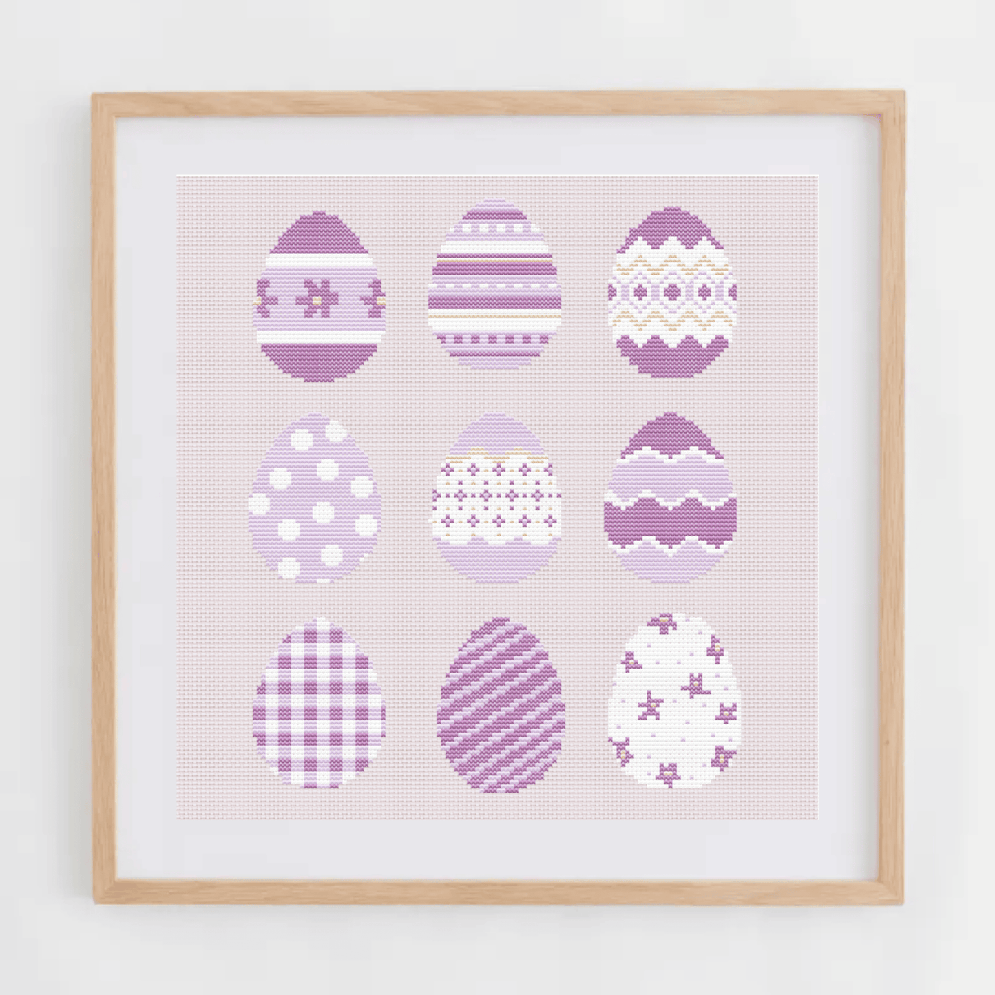Easter Eggs Cross Stitch Pattern | Easter Cross Stitch Charts PDF