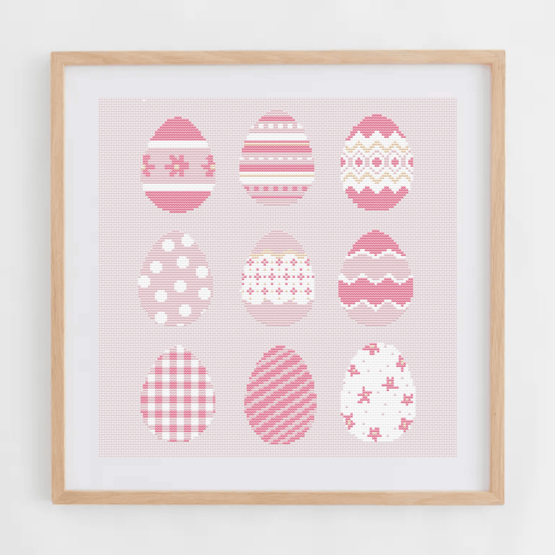 Easter Eggs Cross Stitch Pattern | Easter Cross Stitch Charts PDF