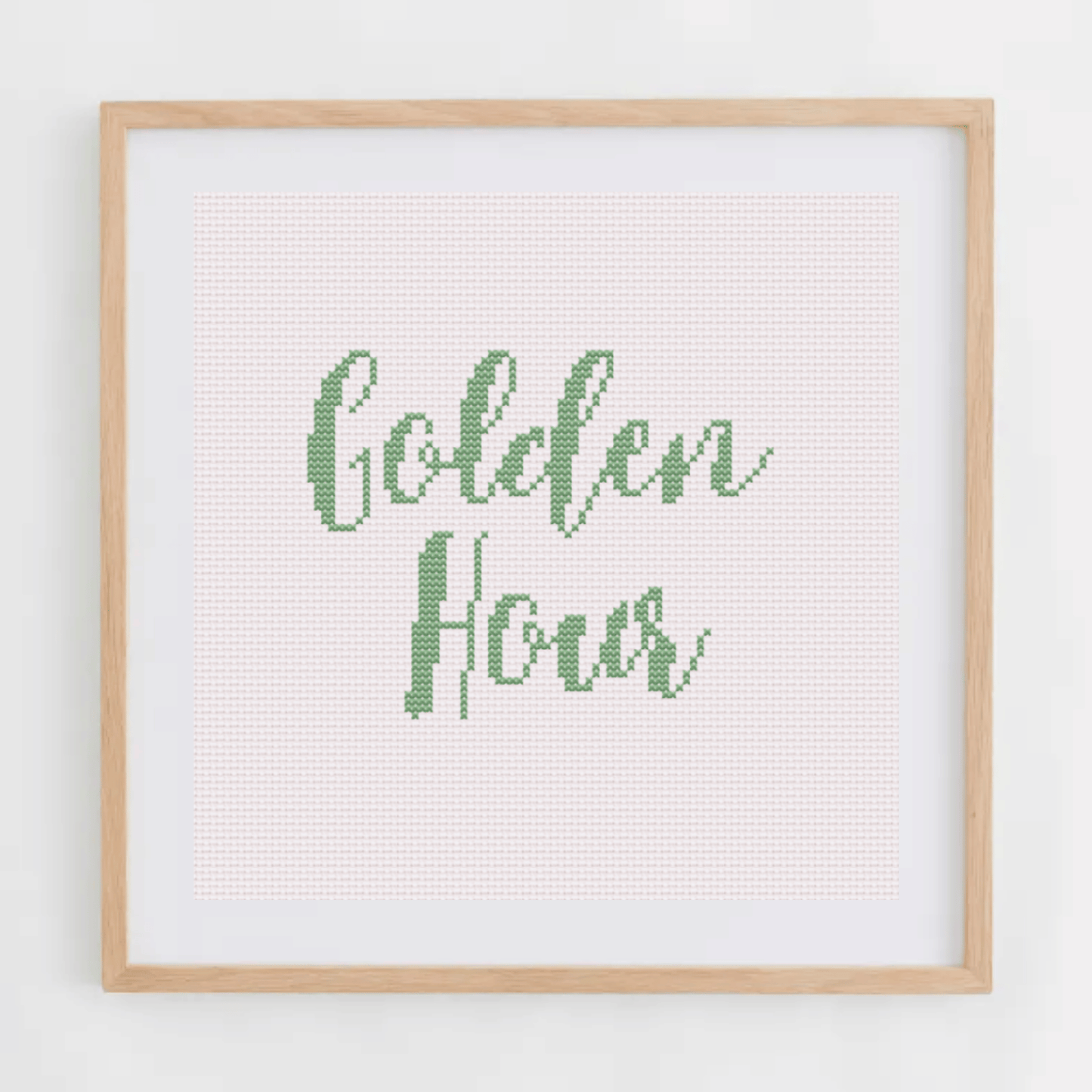 Golden Hour Alphabet Cross Stitch Pattern | Alphabet Cross Stitch Chart | Font Cross Stitch Chart
