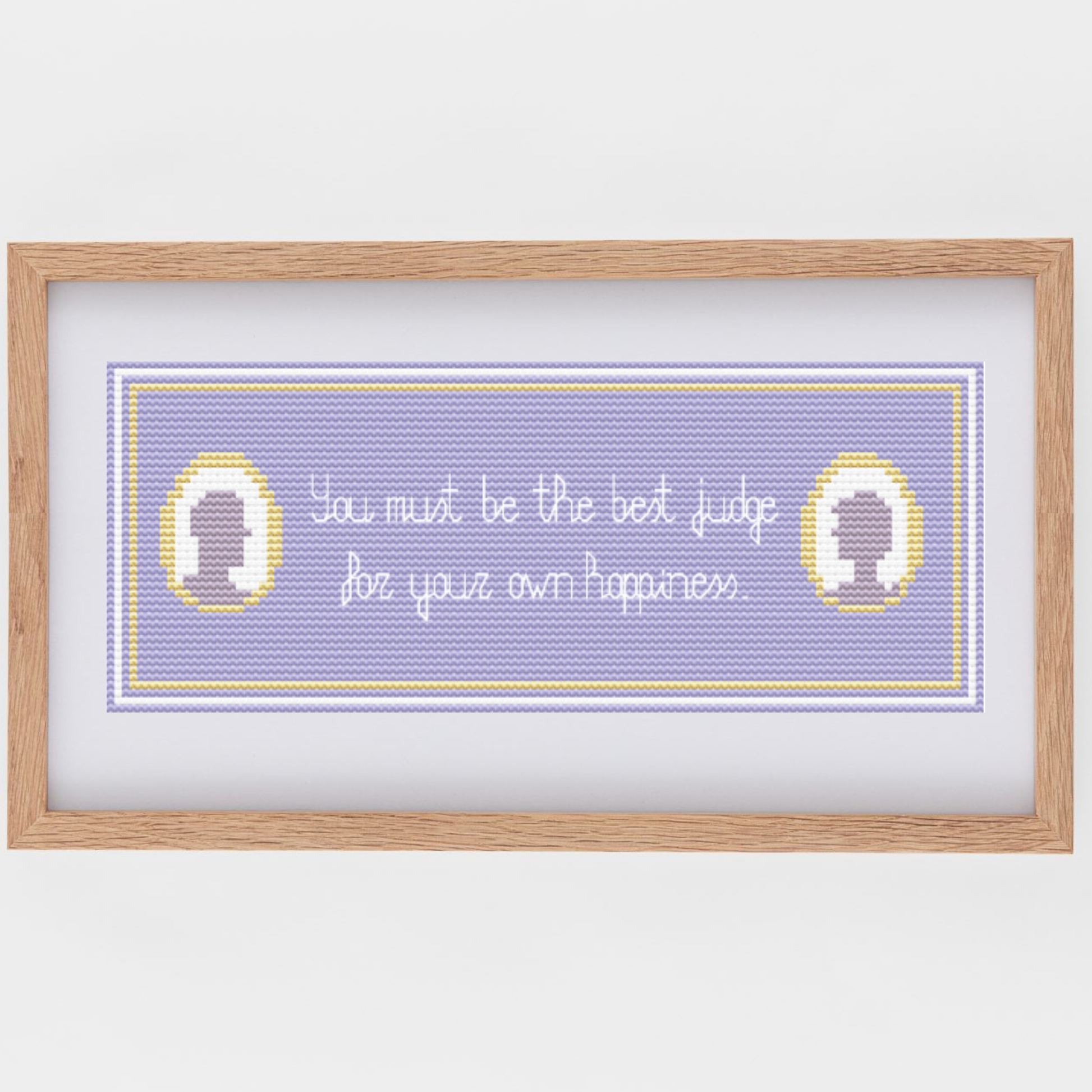 Emma Bookmark Cross-Stitch Pattern With Quotes from the Book Novel by Jane Austen | Cross Stitch Charts in PDF