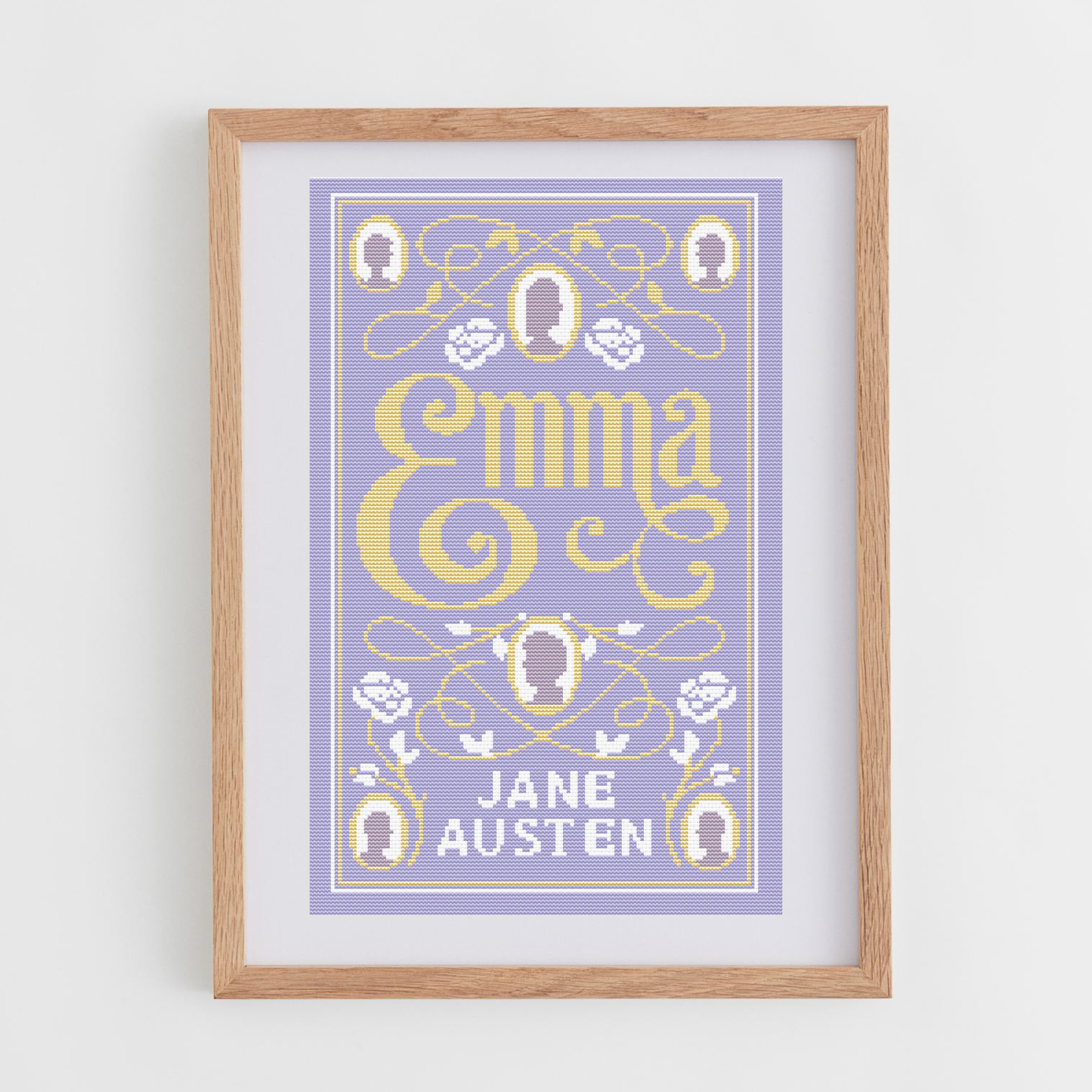 Emma Cross-Stitch Pattern | Jane Austen Cross Stitch Chart | Books Cross Stitch