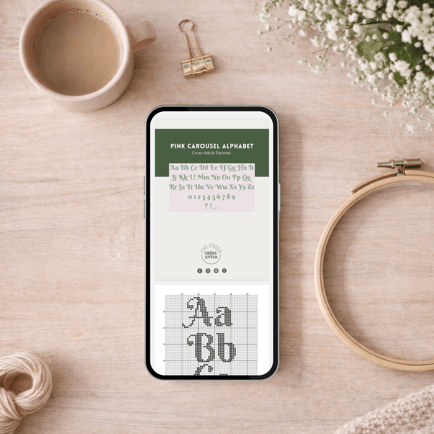 Алфавит розовой карусели