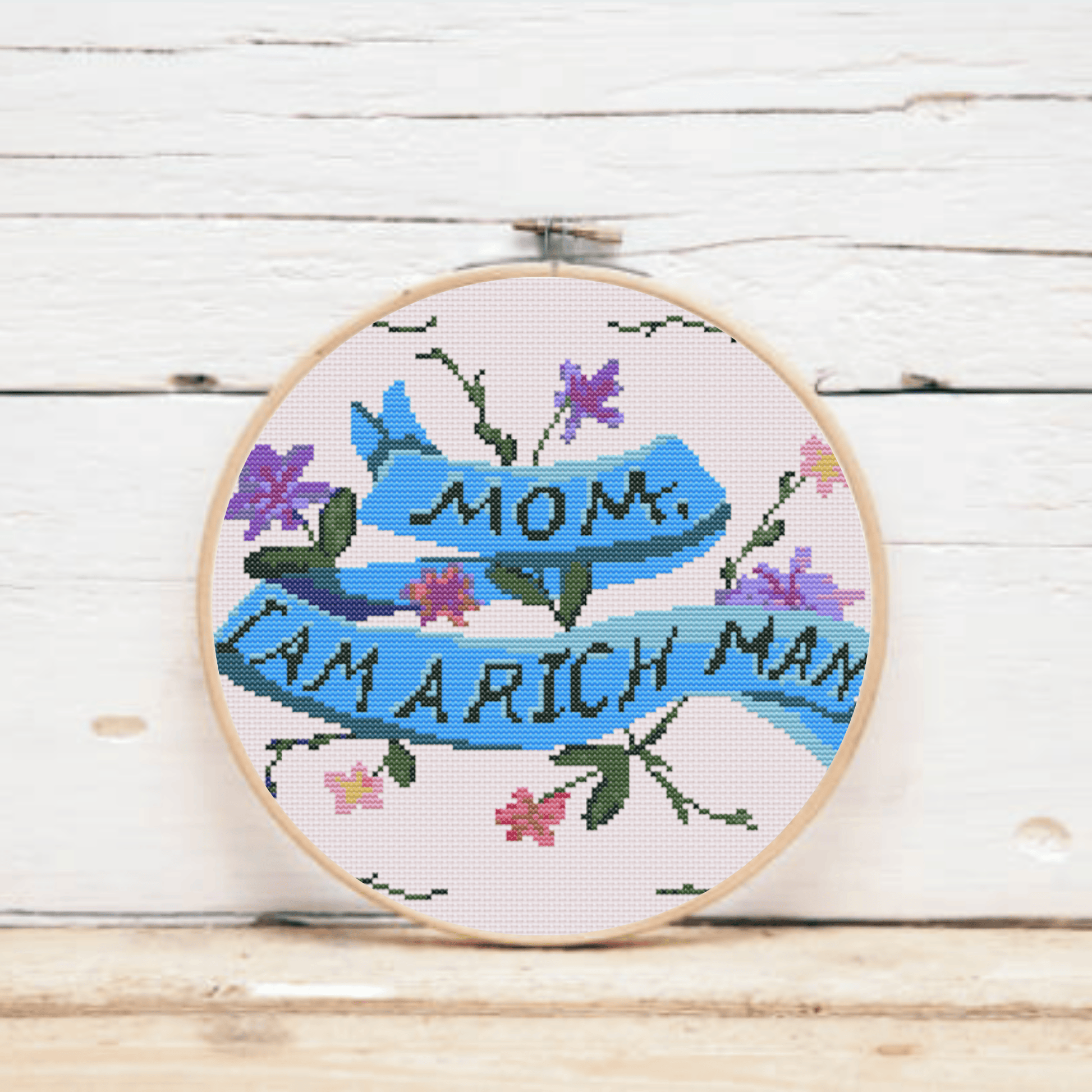 Mom I Am A Rich Man Cross Stitch Pattern | Taylor Swift Cross Stitch Chart | Cher Cross Stitch