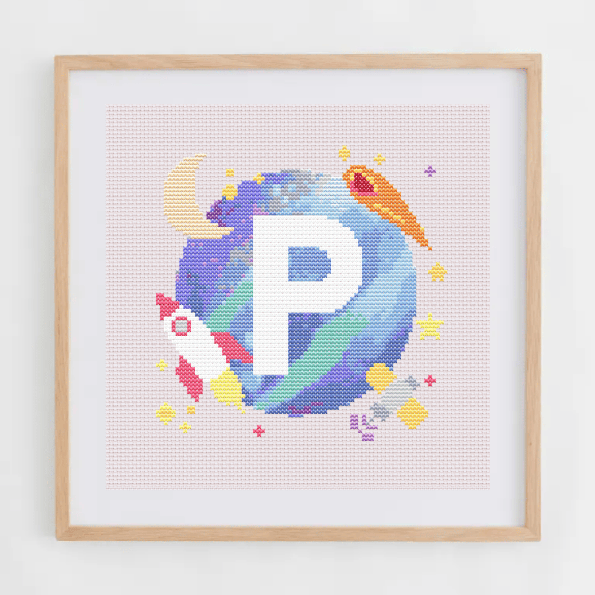 Initiale sur Fond d'Espace