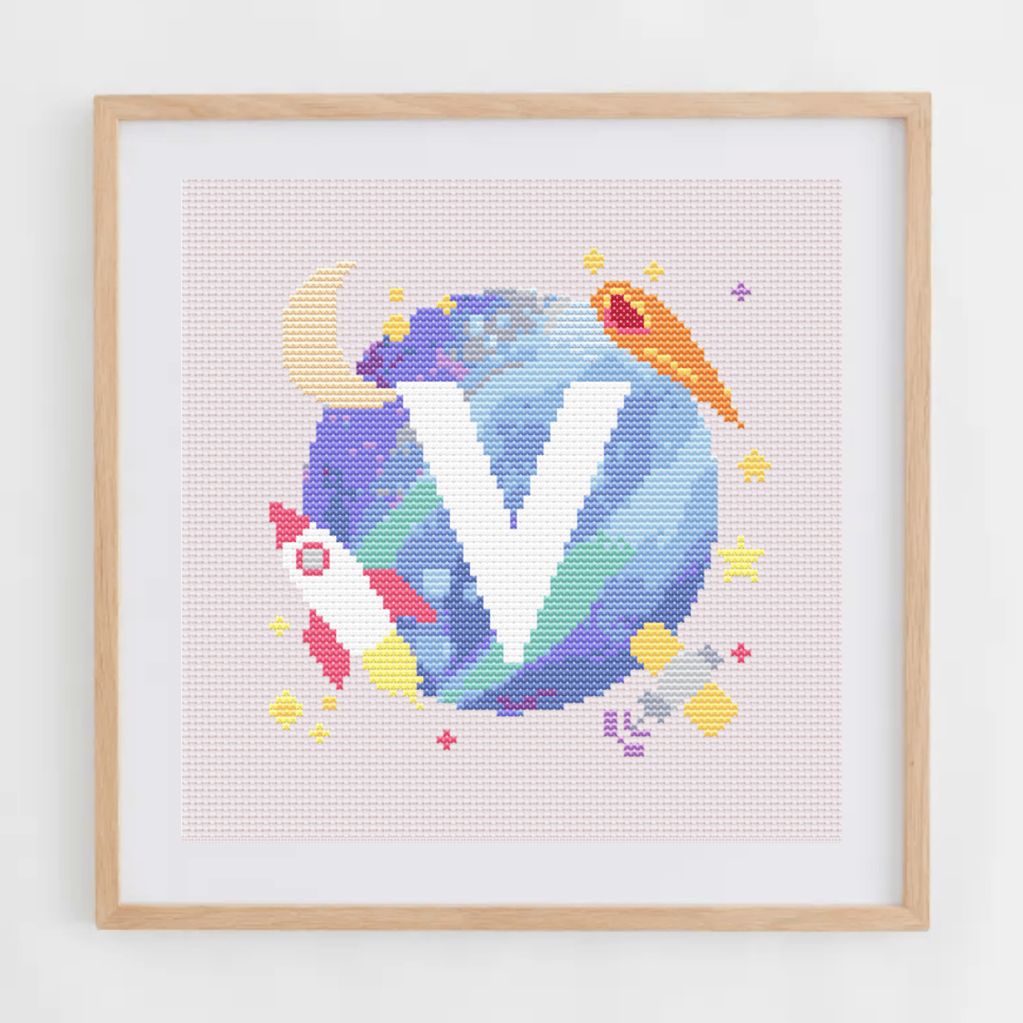 Initiale sur Fond d'Espace