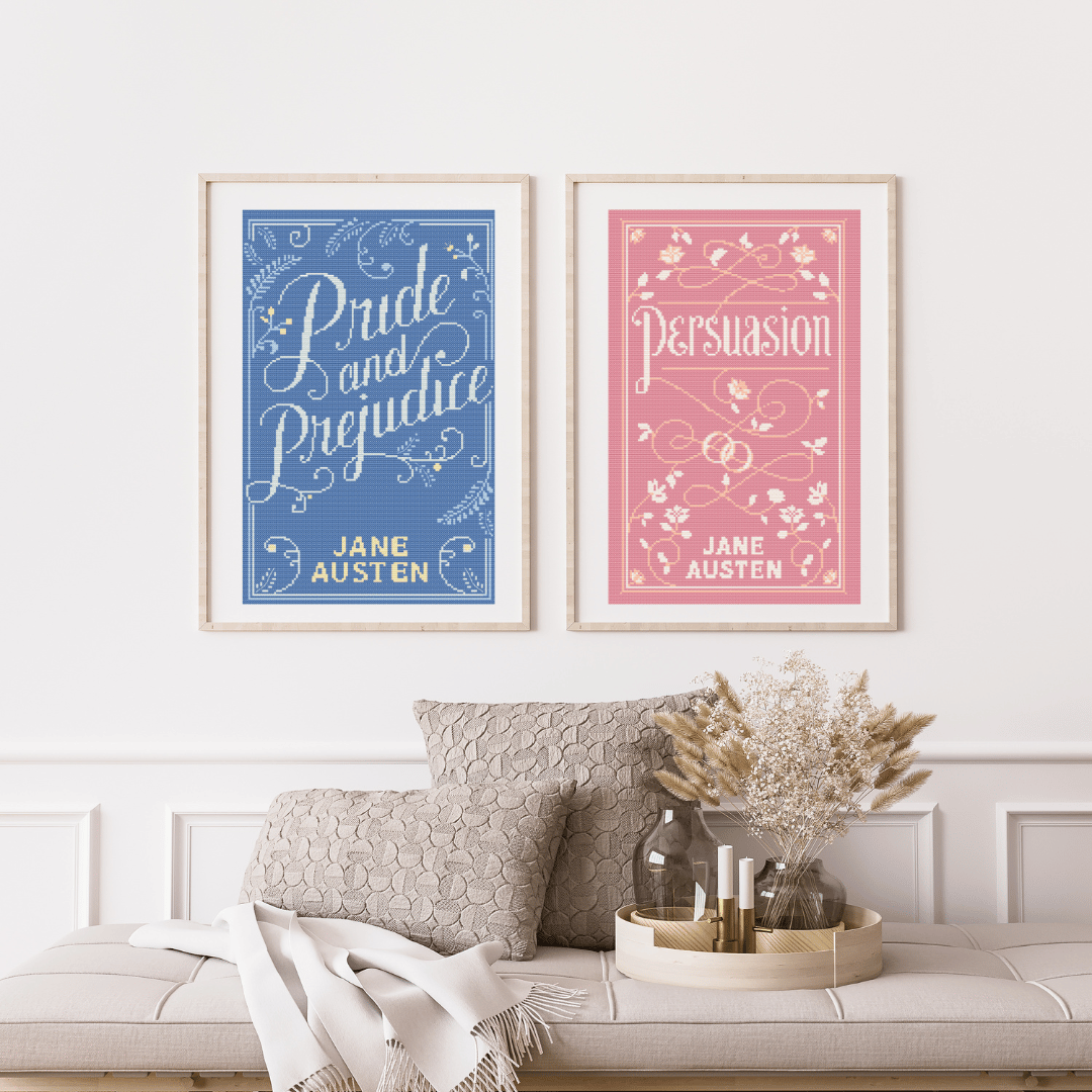 Persuasion cross-stitch chart | Book Cover Cross Stitch Chart