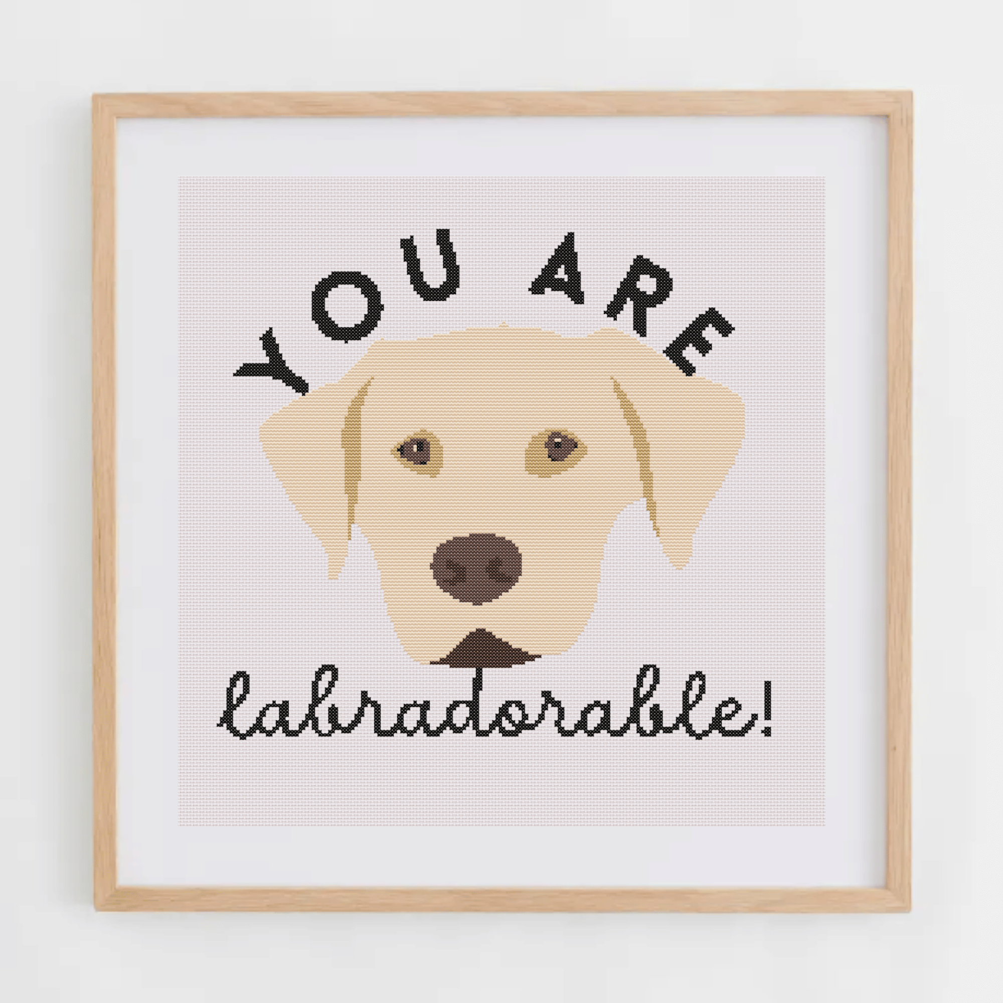 Dog Puns Cross Stitch Patterns | Labrador Cross Stitch Chart PDF