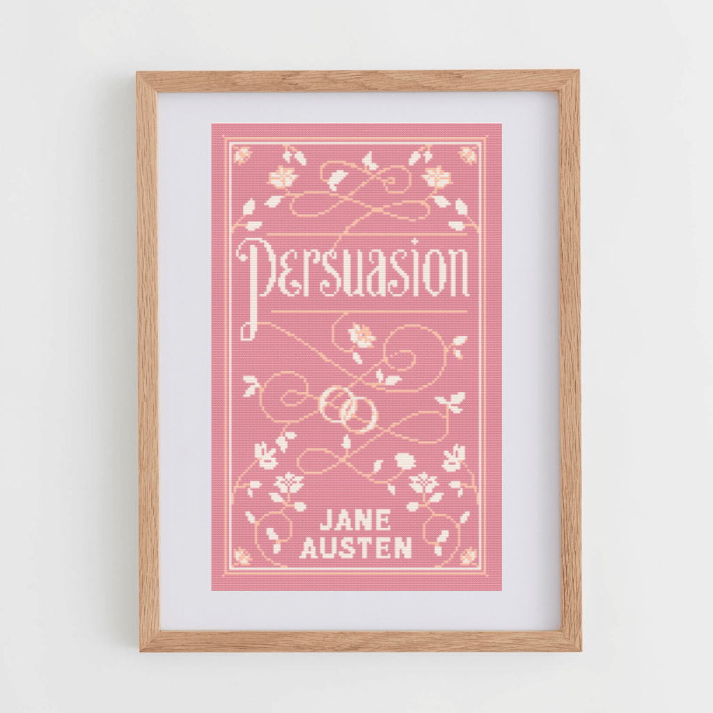 Persuasion cross-stitch chart | Book Cover Cross Stitch Chart