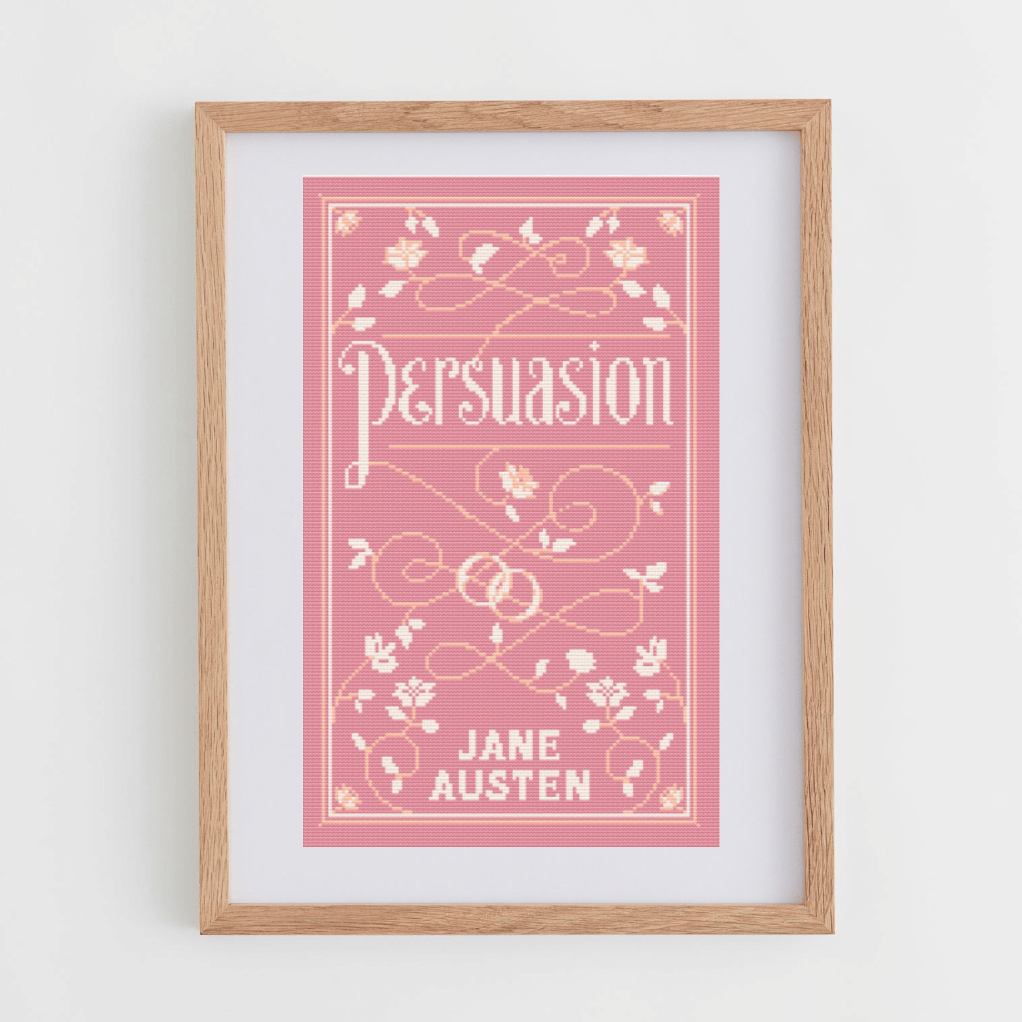Persuasion cross-stitch chart | Book Cover Cross Stitch Chart