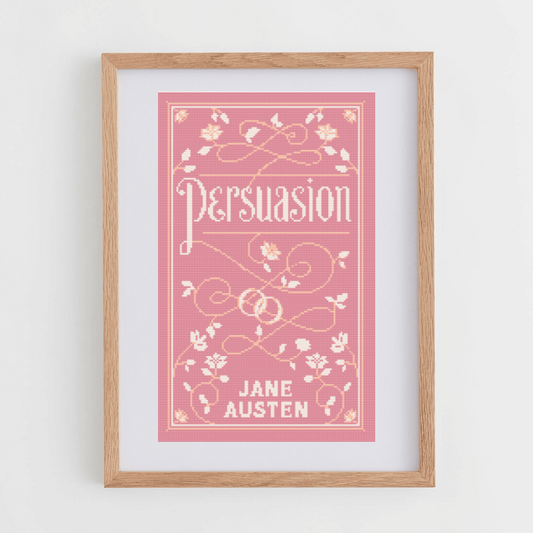 Persuasion cross-stitch chart | Book Cover Cross Stitch Chart