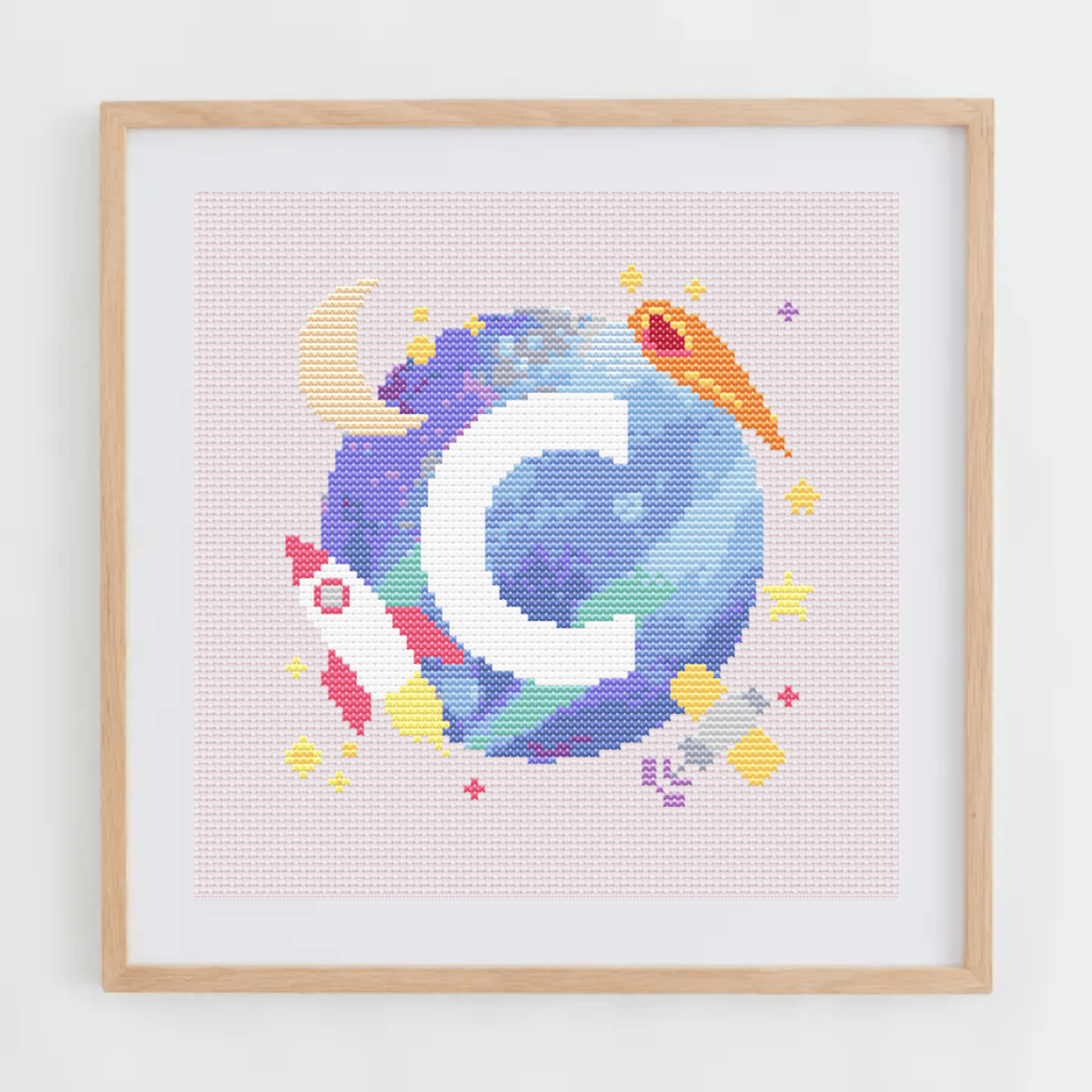 Initiale sur Fond d'Espace