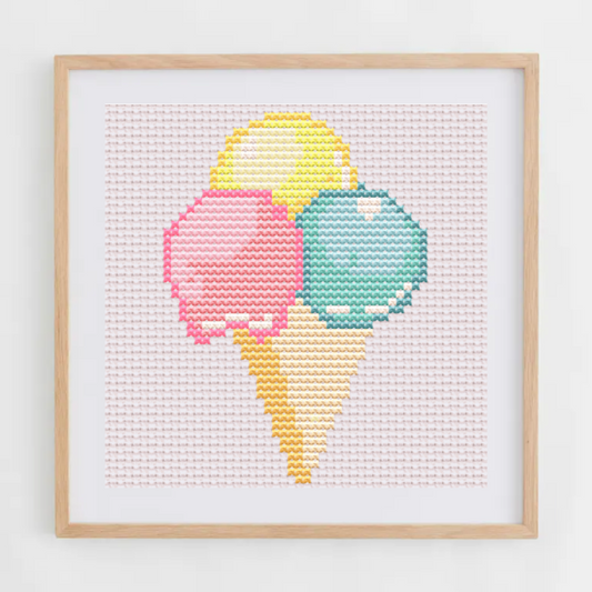 Ice Cream Cross Stitch Pattern Free | Free Cross Stitch Chart Ice Cream