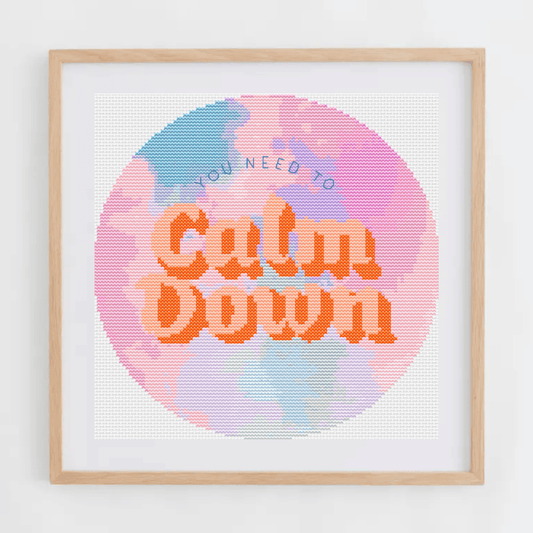 You Need To Calm Down Cross Stitch Patterns | Taylor Swift Cross Stitch Chart