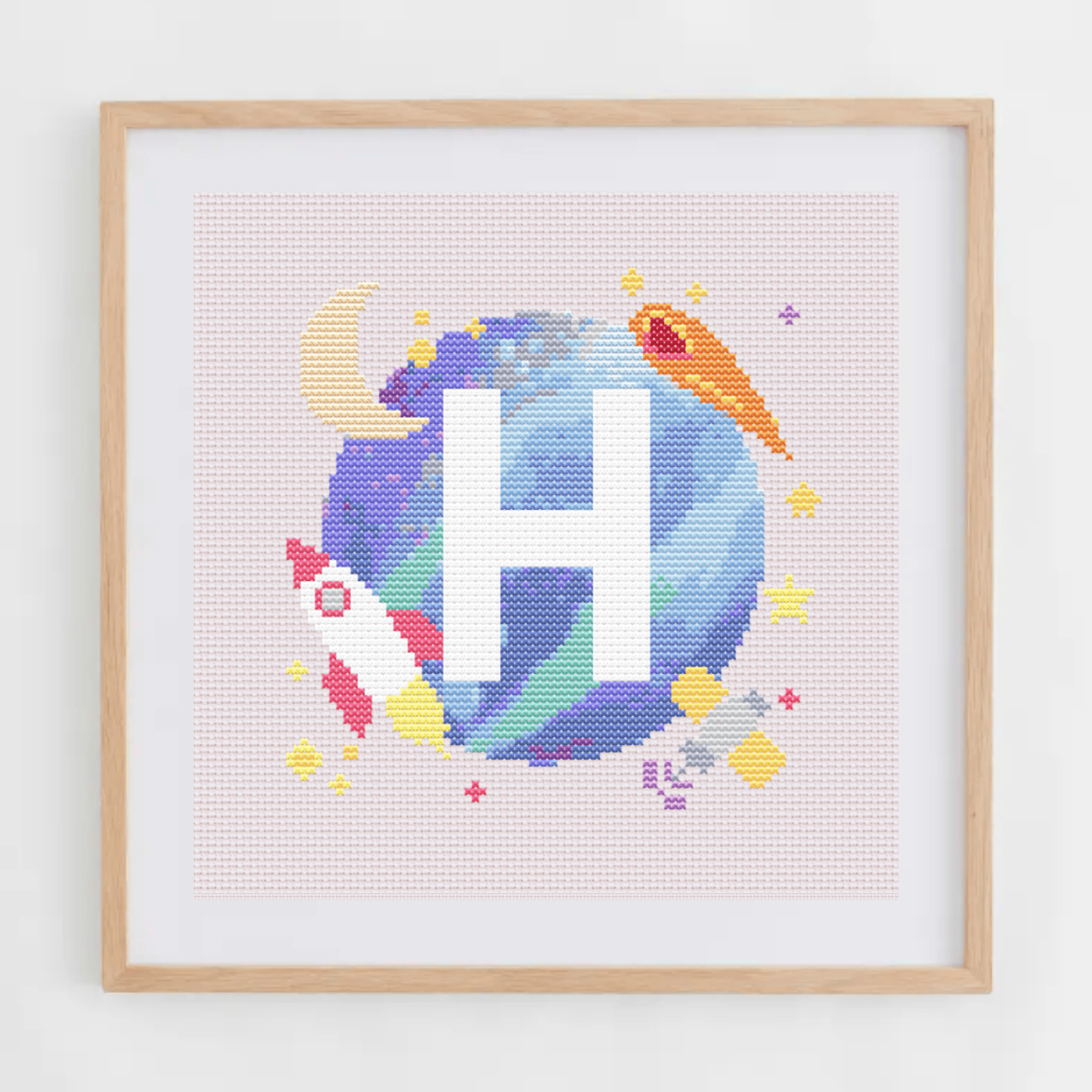 Initiale sur Fond d'Espace