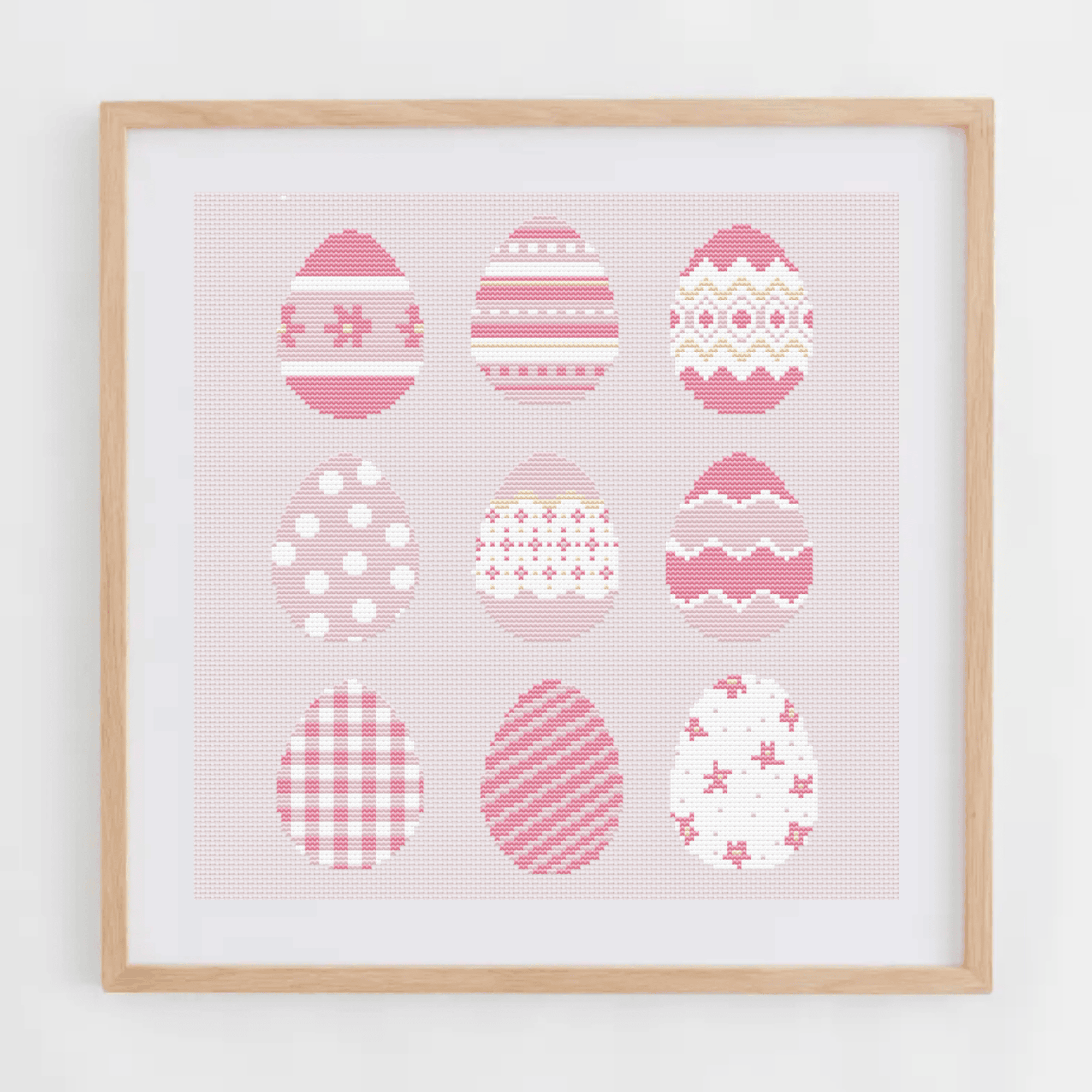 Easter Eggs Cross Stitch Pattern | Easter Cross Stitch Charts PDF