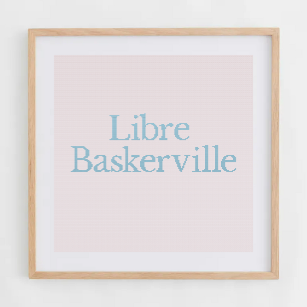 Alfabeto Libre Baskerville