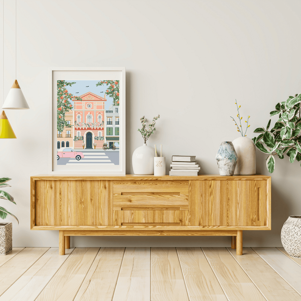 Italienische Fassade