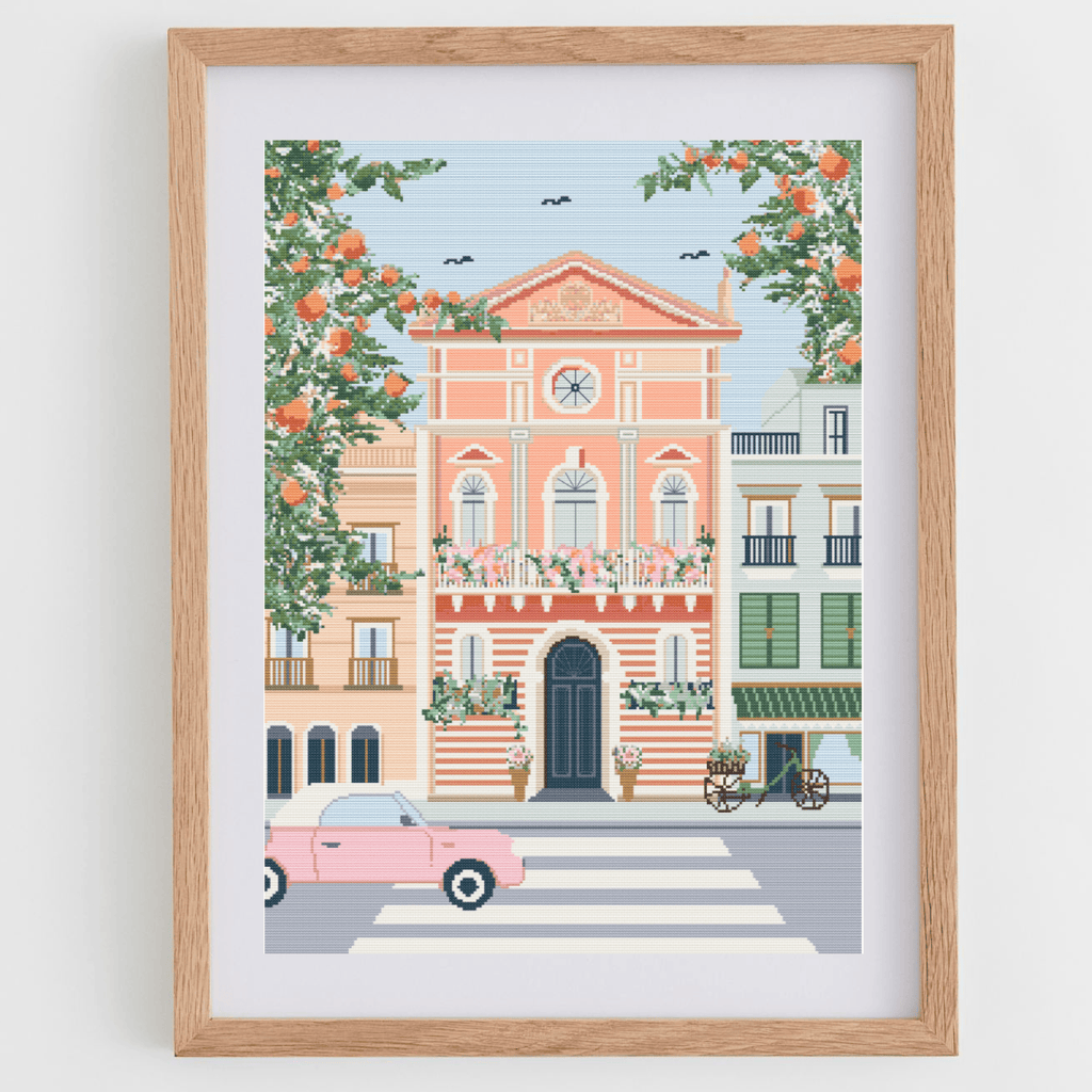 Italienische Fassade