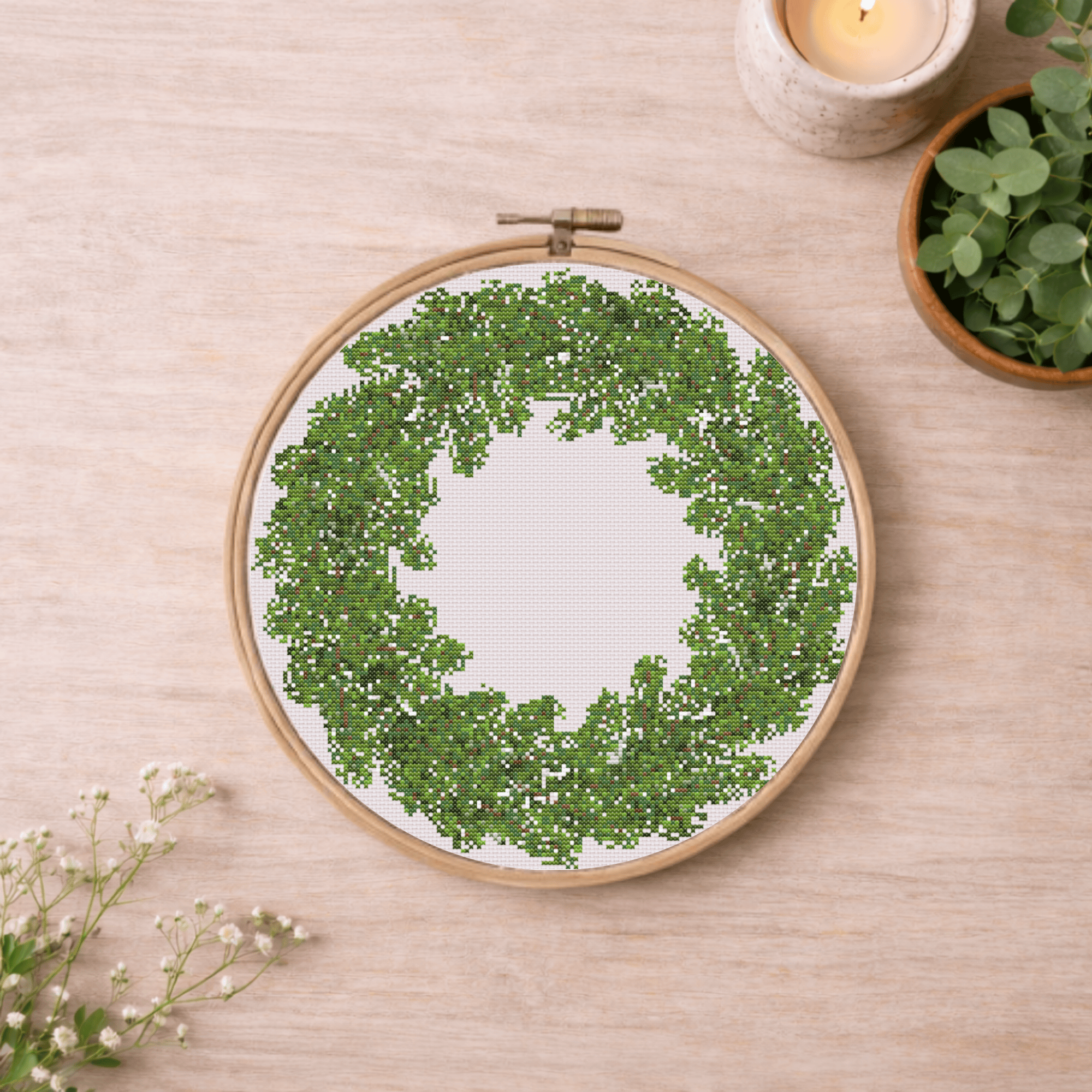 Couronne de Noël Simple