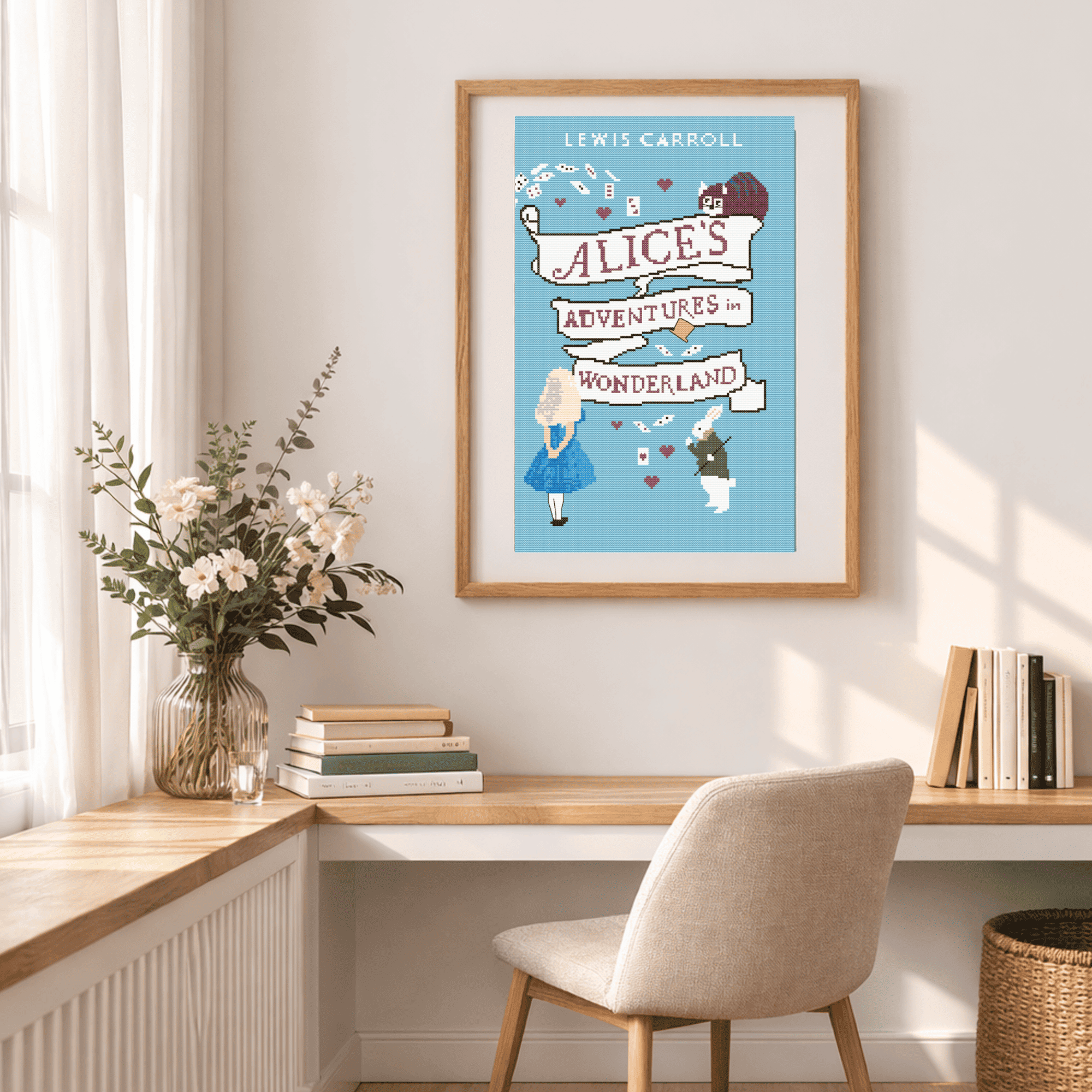 Alice in Wonderland Cross Stitch Pattern – Book PDF – The Fresh