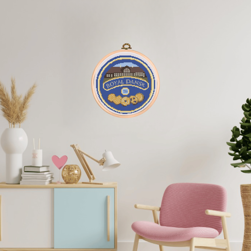 Butter Cookies Tin Cross Stitch Pattern | Danish Biscuits Box Cross Stitch Chart PDF