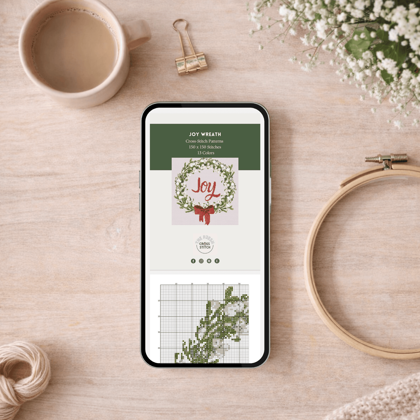 Рождественский венок радости