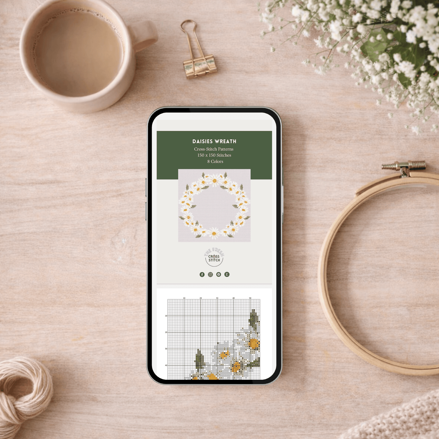 Gänseblümchenkranz