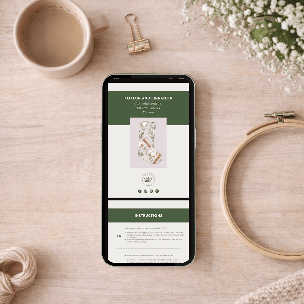 Рождественский чулок: хлопок и корица