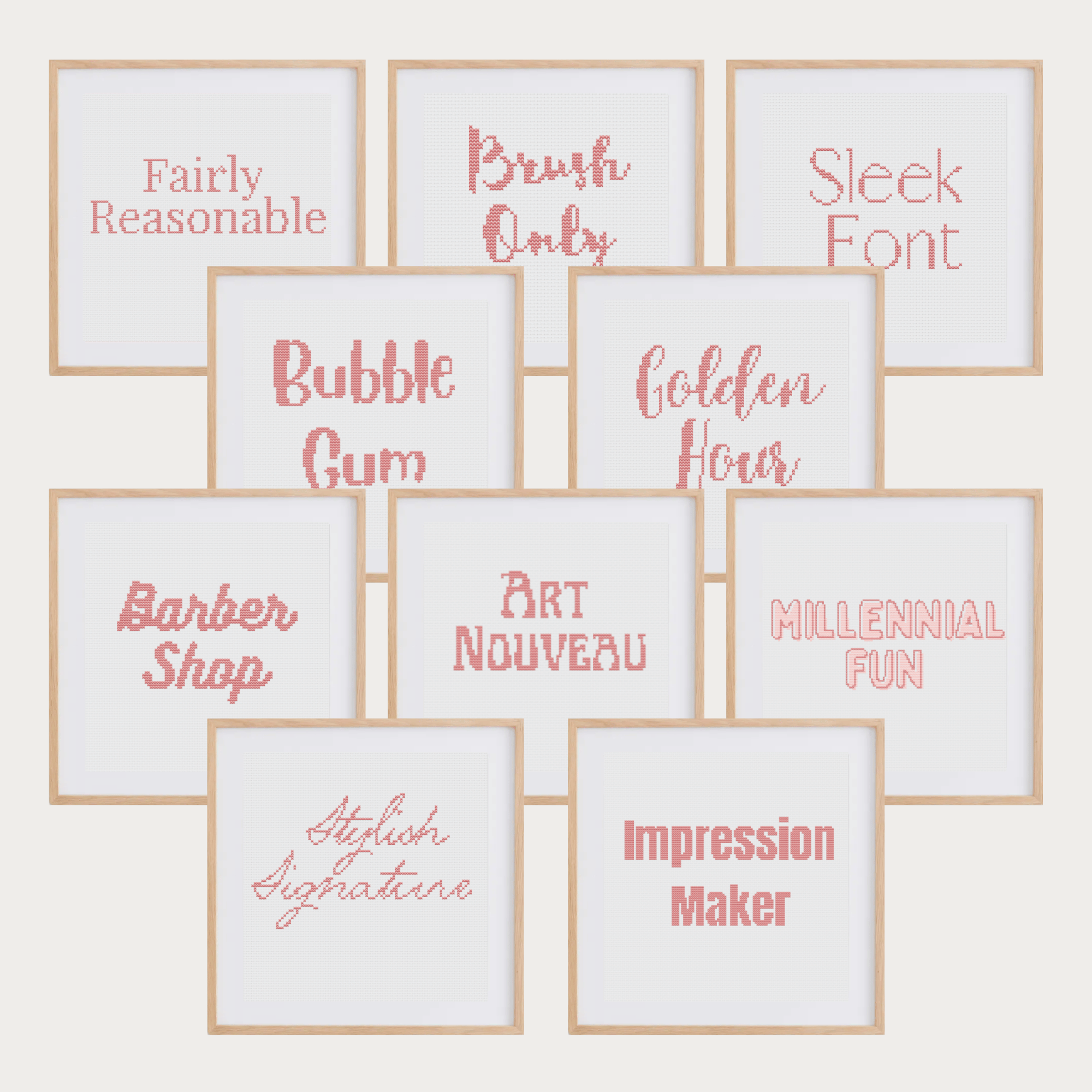 Alphabet Art Nouveau