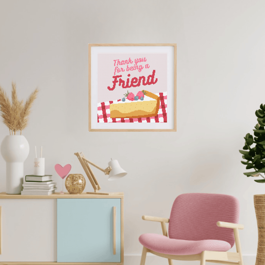 Thank You For Being a Friend Cross Stitch Pattern | Taylor Swift Cross Stitch Chart | The Golden Girls Cross Stitch Chart