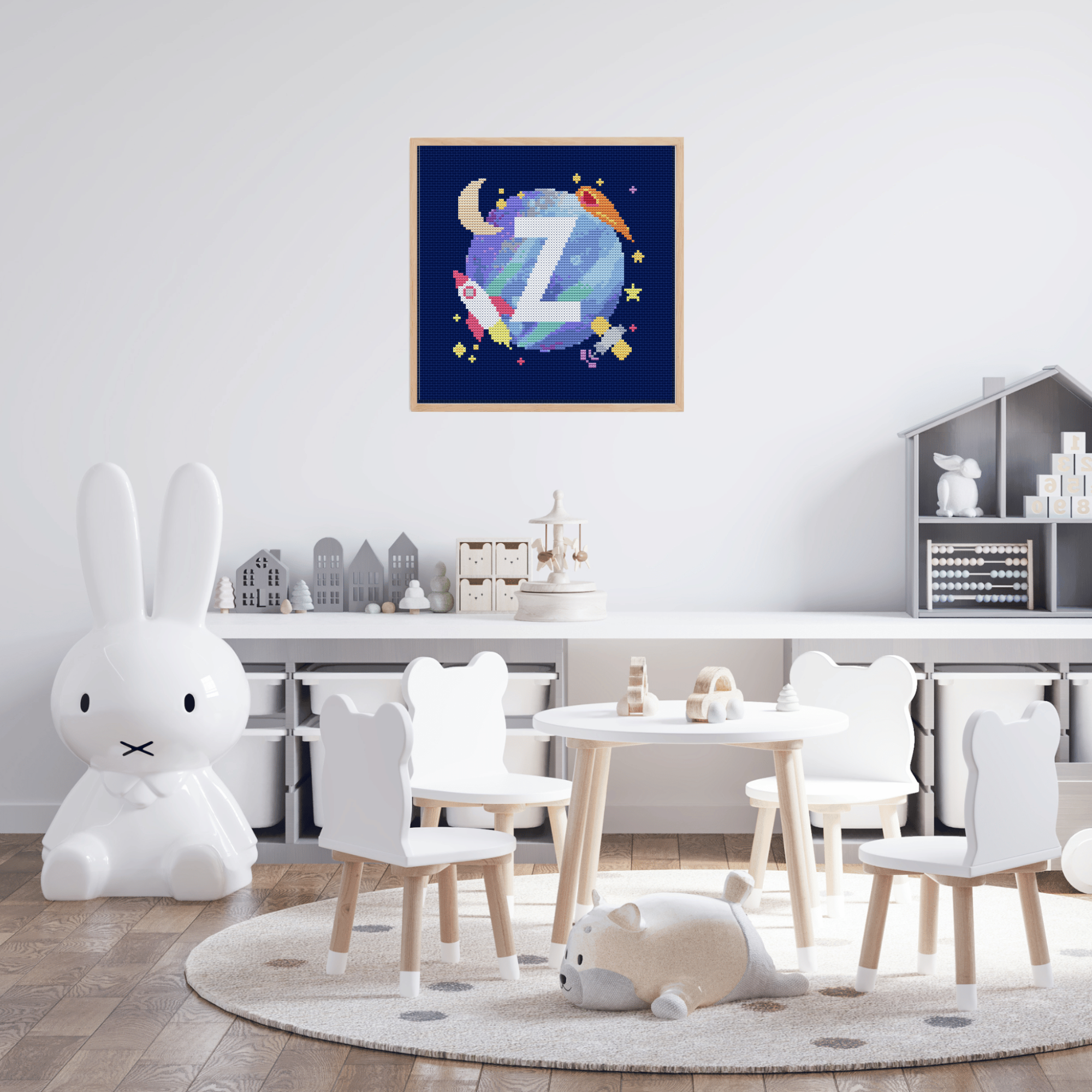 Initiale sur Fond d'Espace