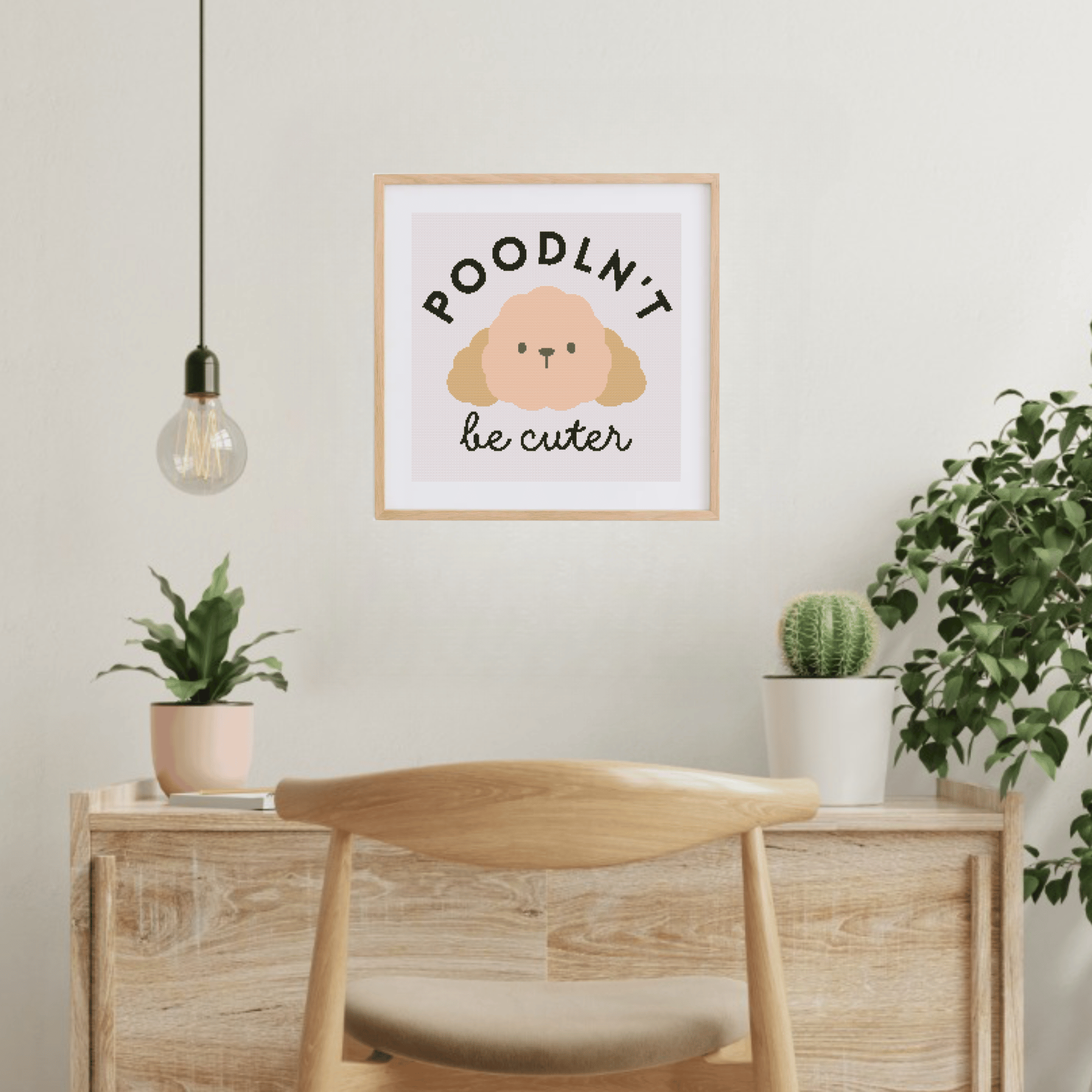 Dog Puns Cross Stitch Patterns | Poodle Cross Stitch Chart PDF