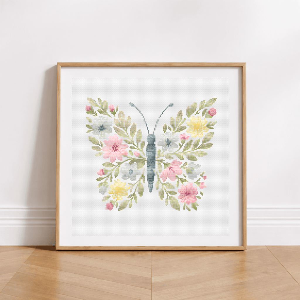 Papillon à fleurs
