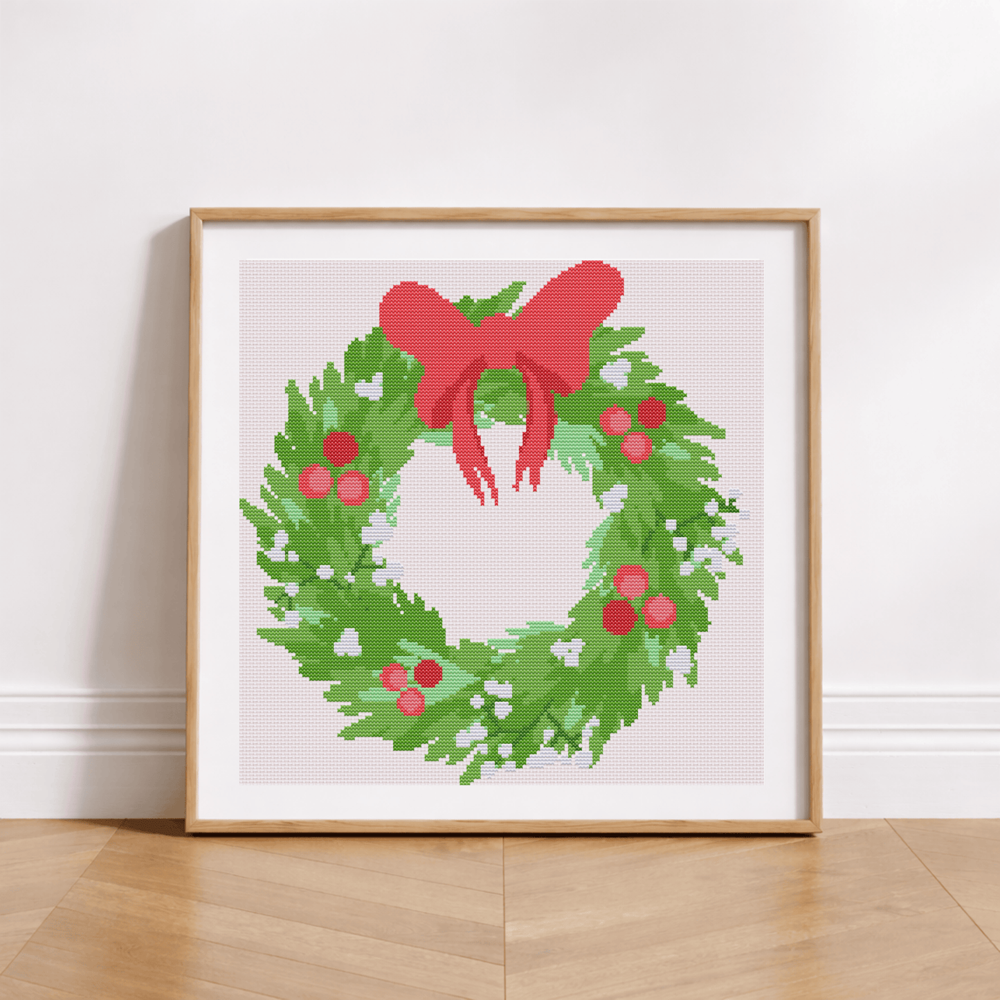 Couronne de Noël avec Nœud