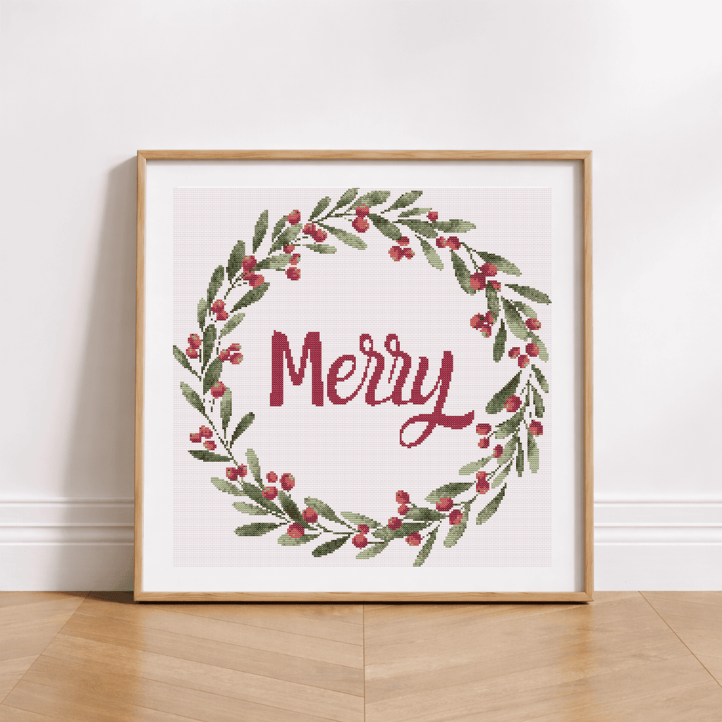 Couronne de Noël Merry